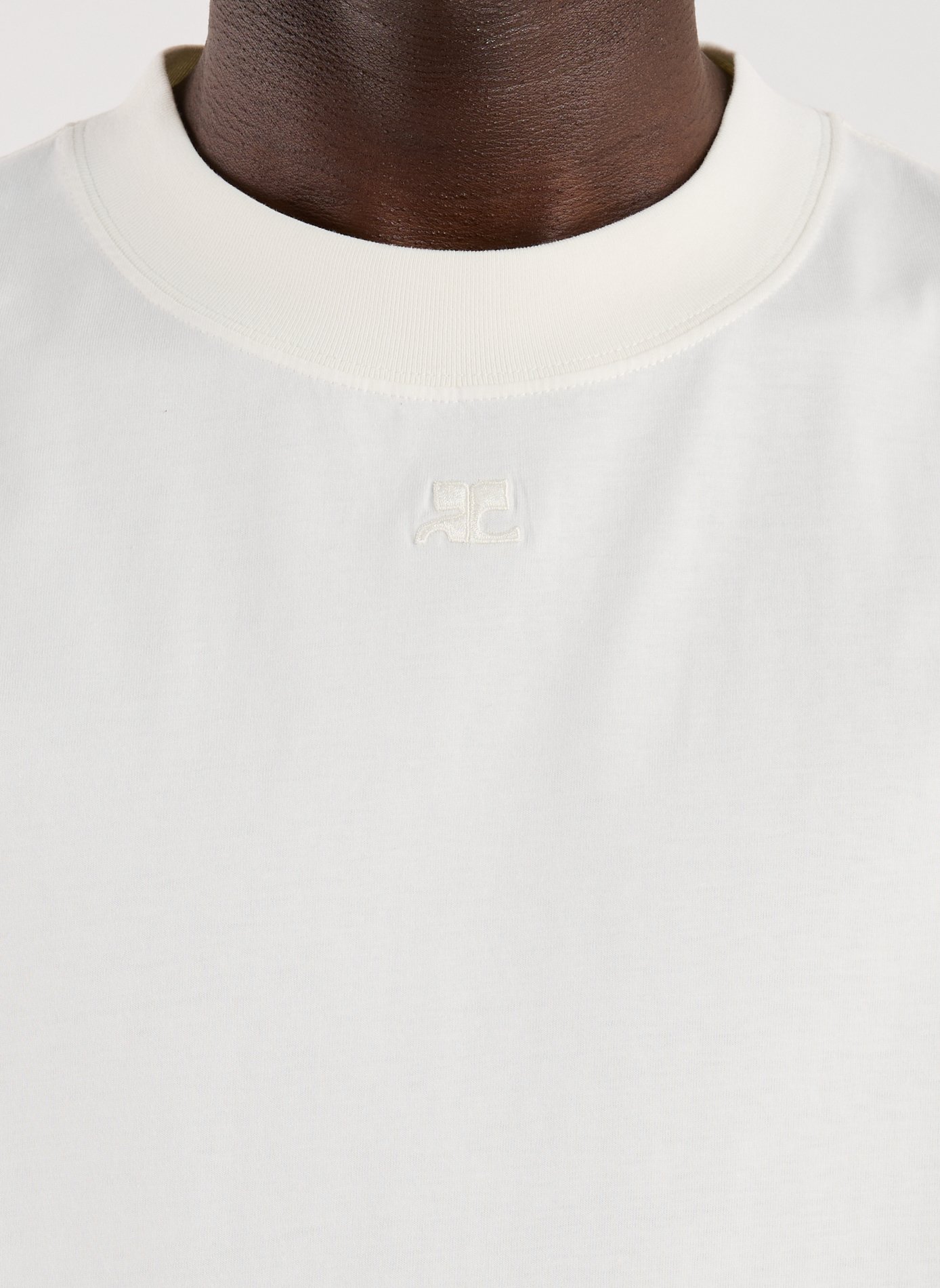 Classic Cotton T-Shirt COURRÈGES White