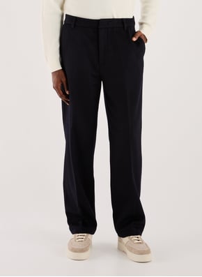 Straight trousers in mixed wool and cashmere EMPORIO ARMANI Straight trousers in mixed wool and cashmere EMPORIO ARMANI