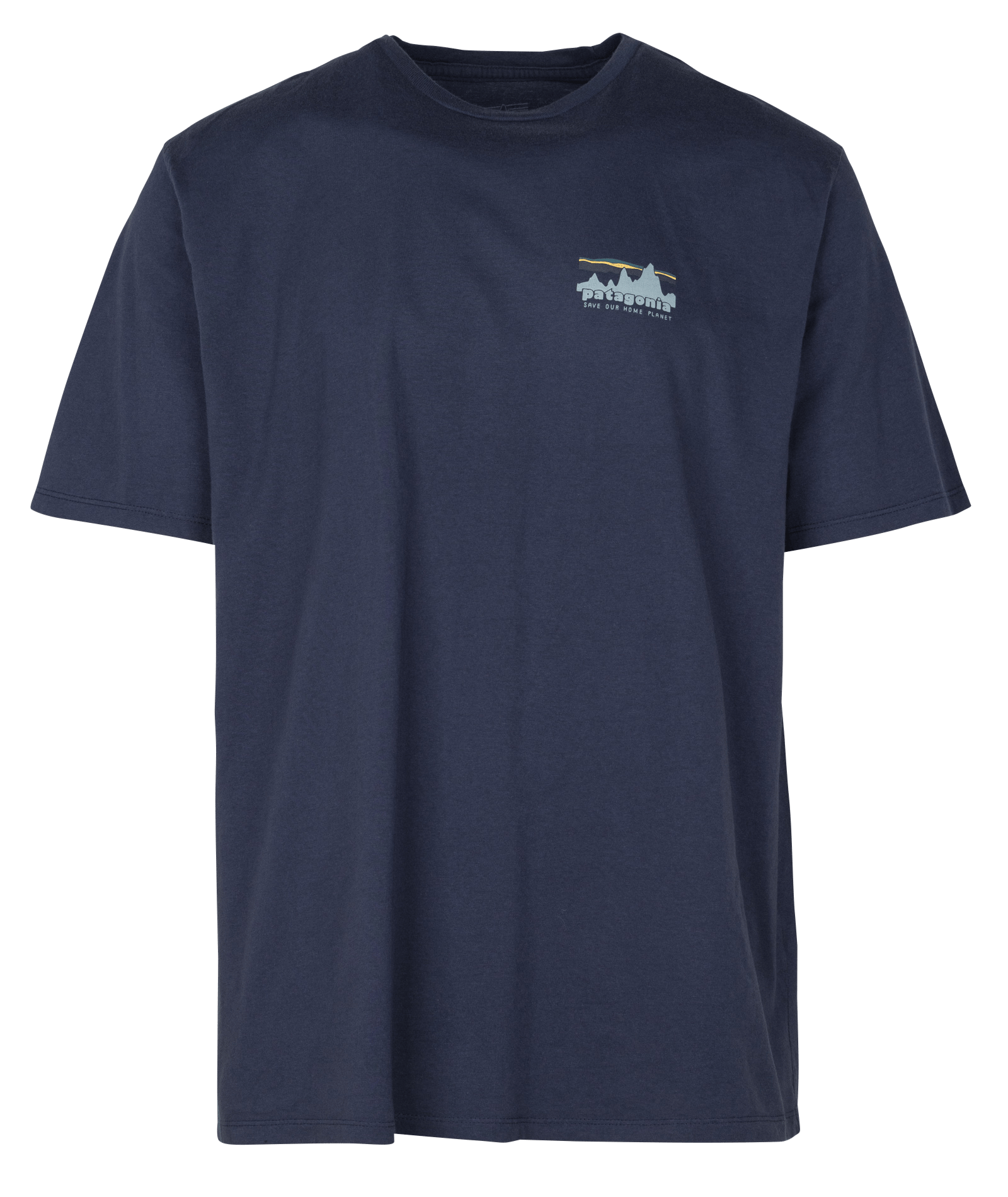 Tee-shirt droit en coton biologique PATAGONIA Bleu
