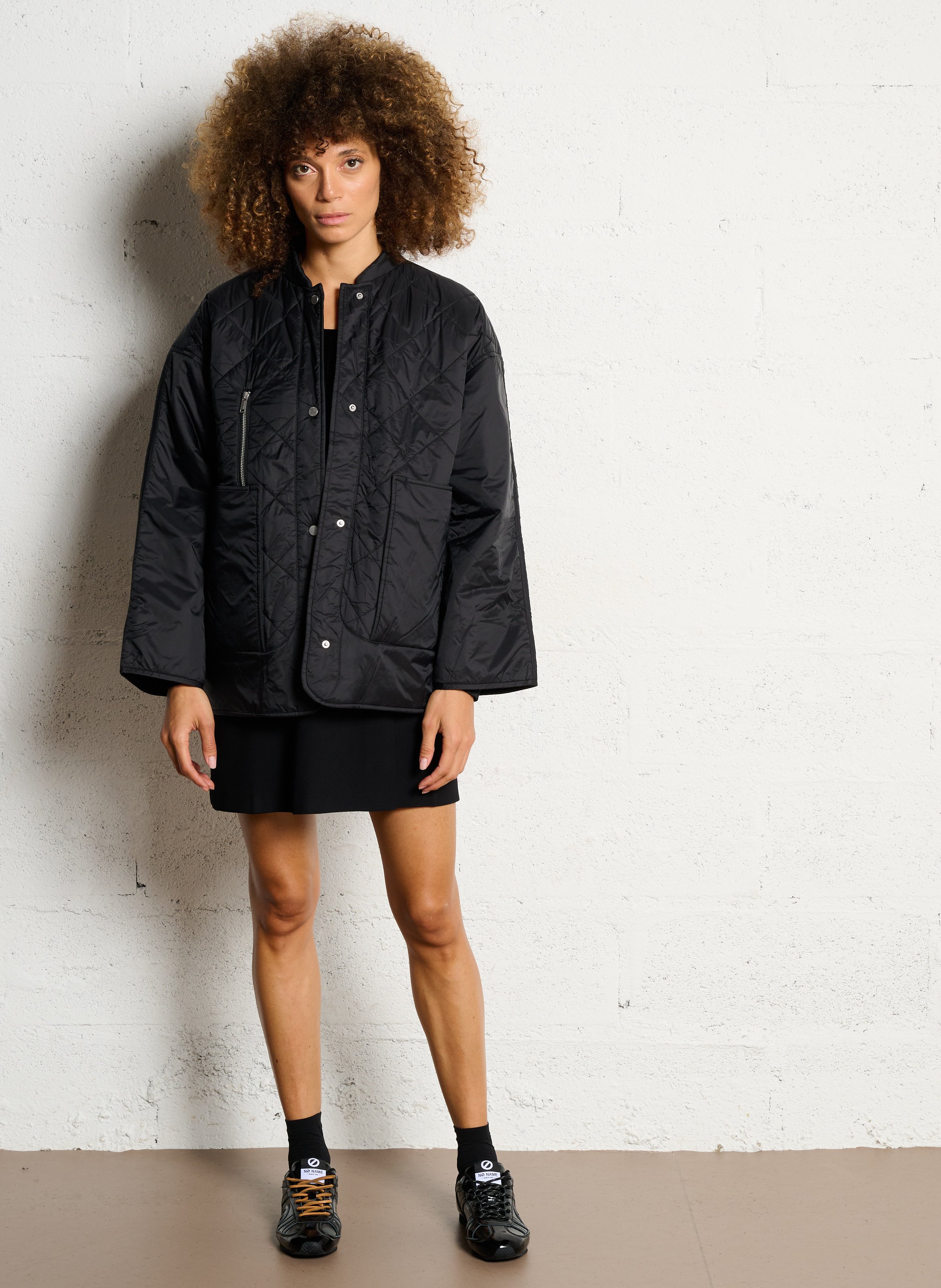 Veste oversize matelassée IKKS Noir
