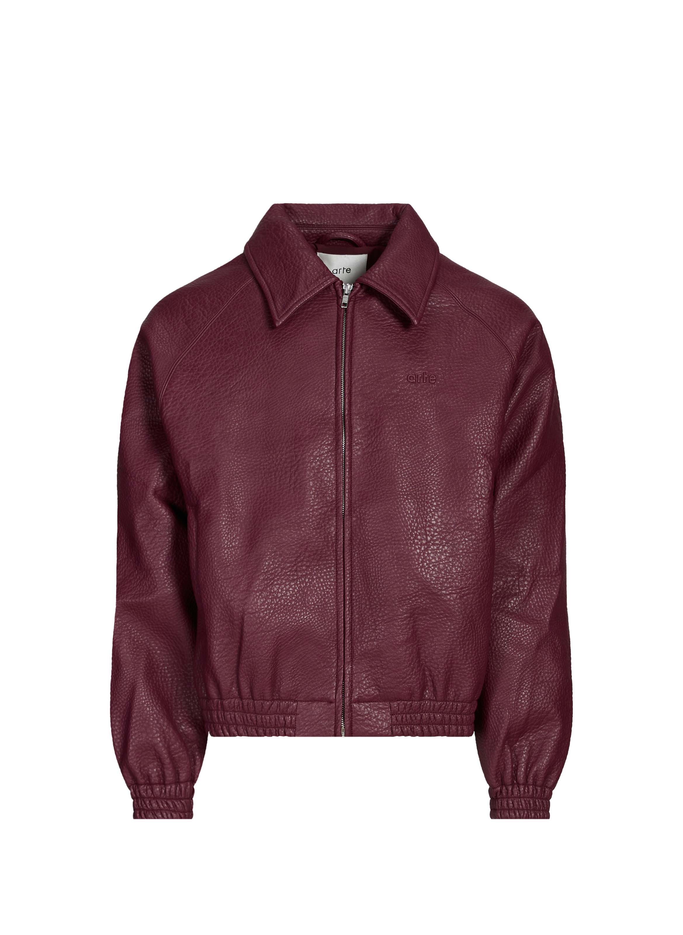 ARTE ANTWERP Oversized jacket with a classic collar Red