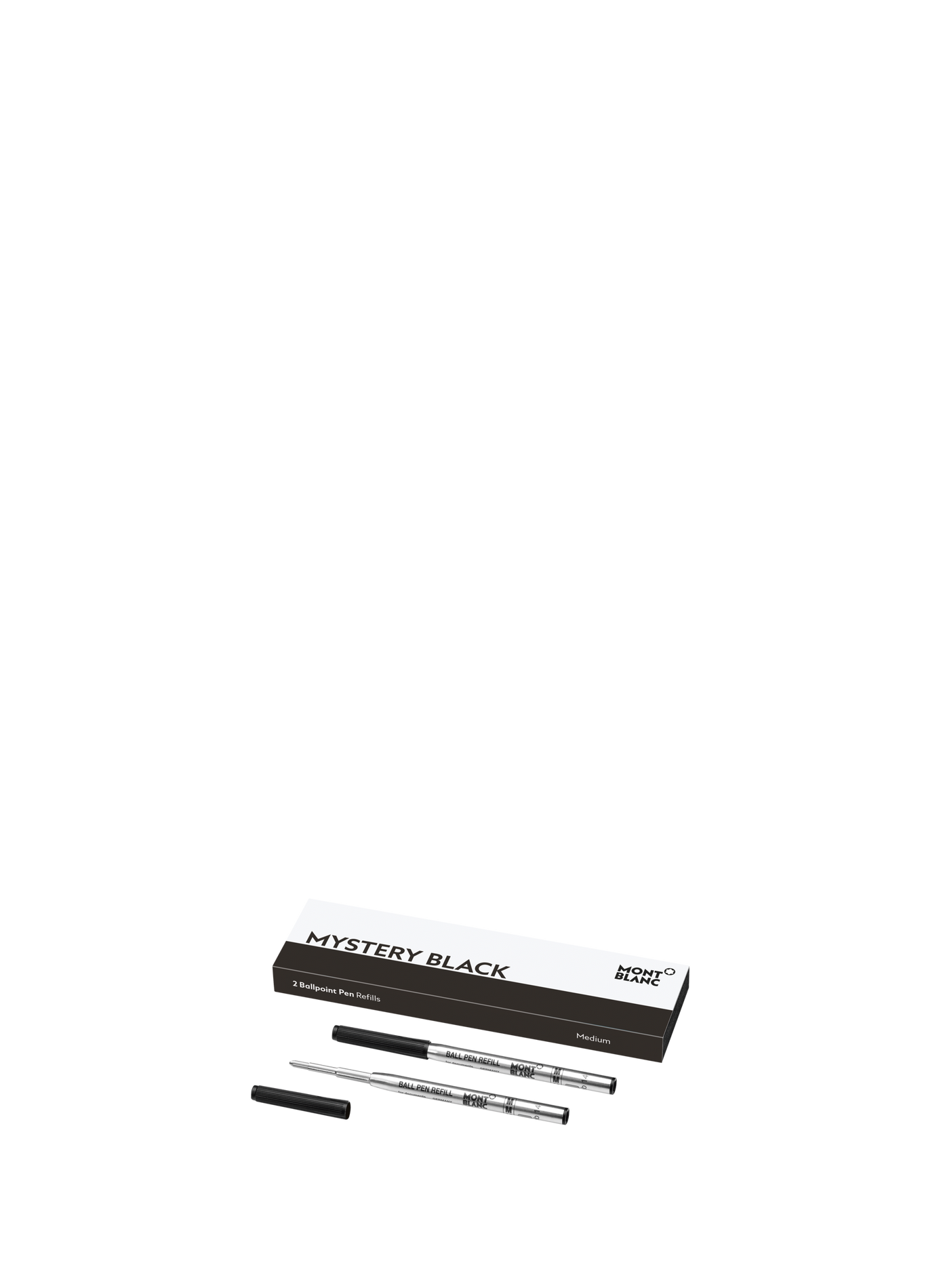 2x Refills for Ballpoint Pen MONTBLANC Black