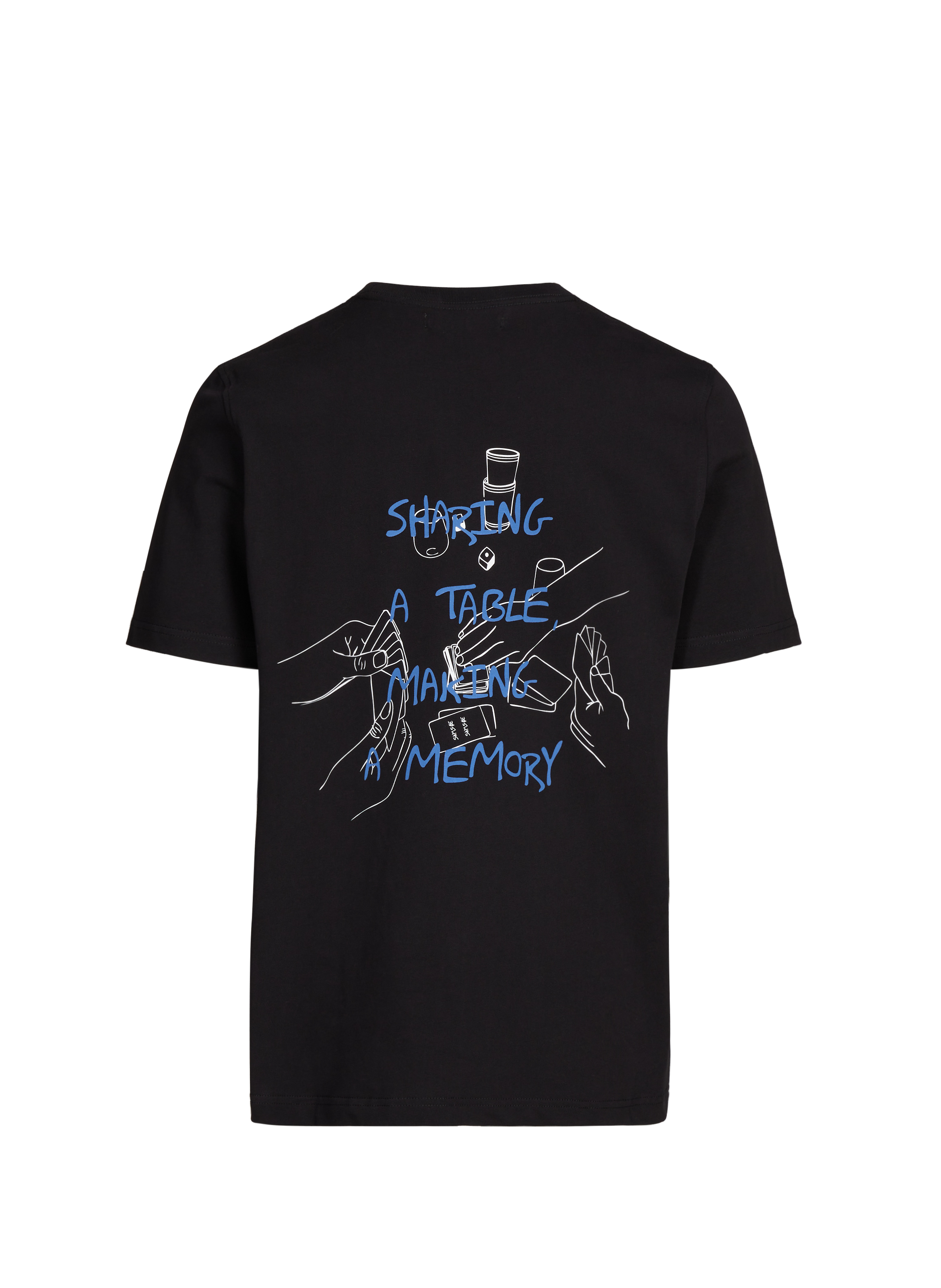 Organic cotton Sacards T-shirt SAMSOE SAMSOE Black