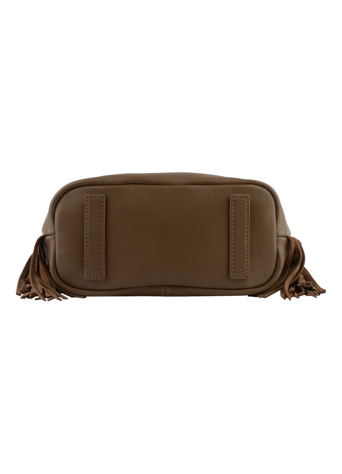 Arche à franges | sac porté main pm POURCHET Gris