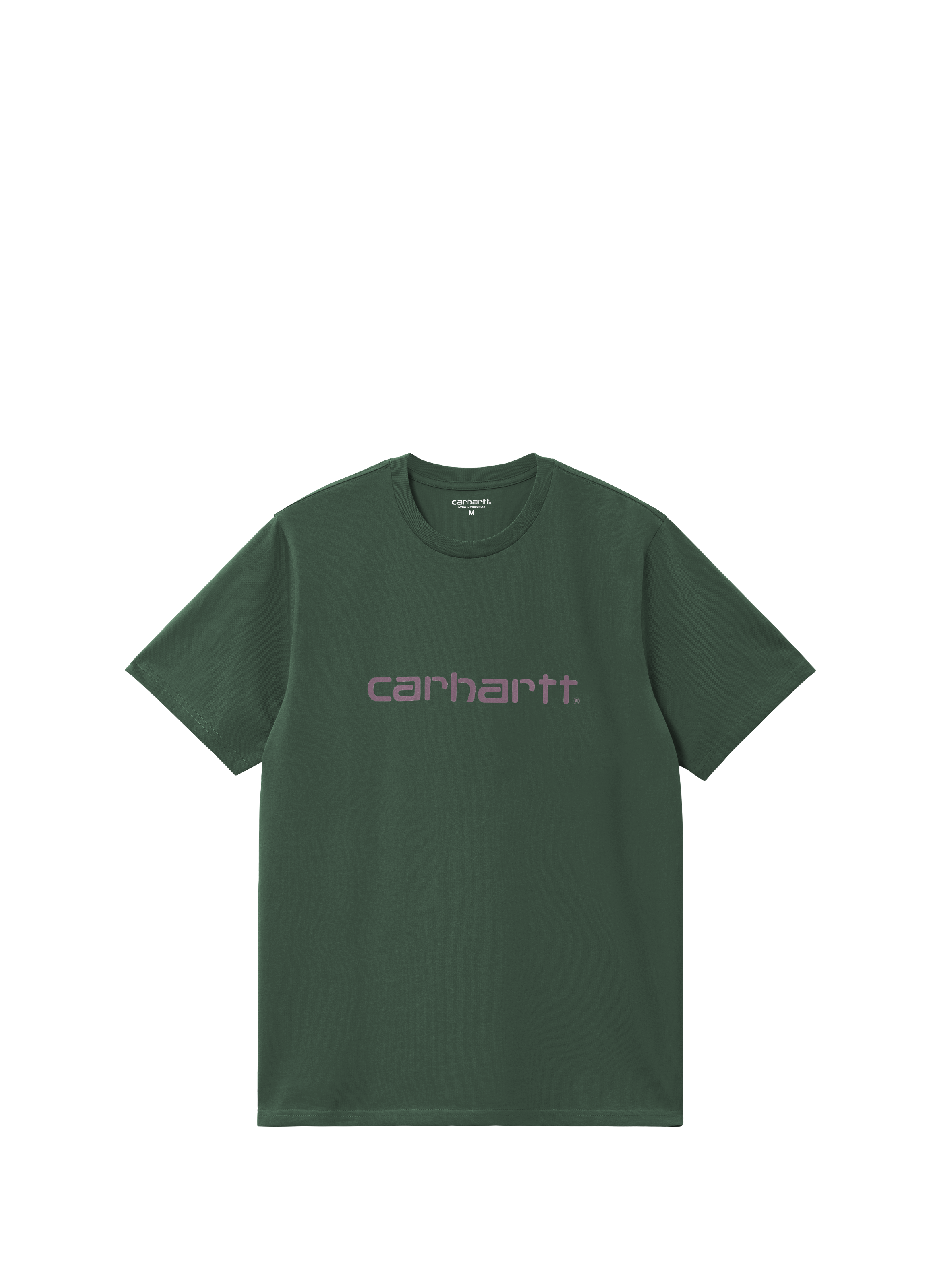 Straight printed cotton T-shirt CARHARTT WIP Green
