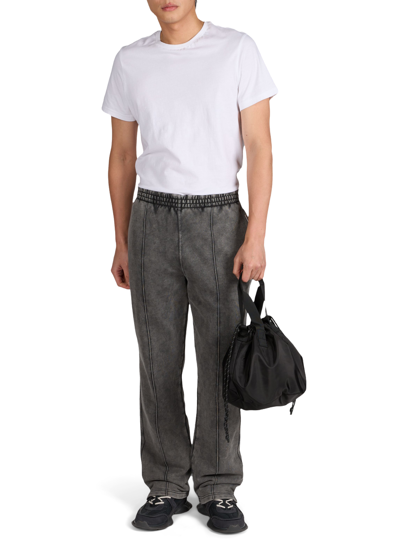 Initial cotton sweatpants REPRESENT Grey