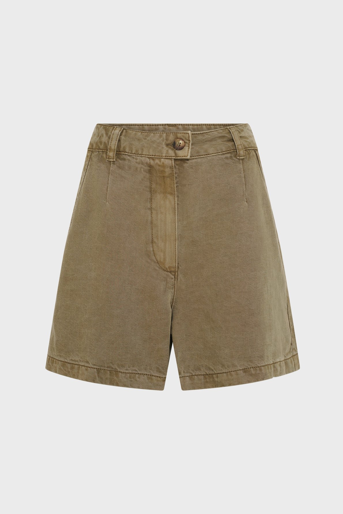 Short en lyocell et lin - avina GERARD DAREL Vert