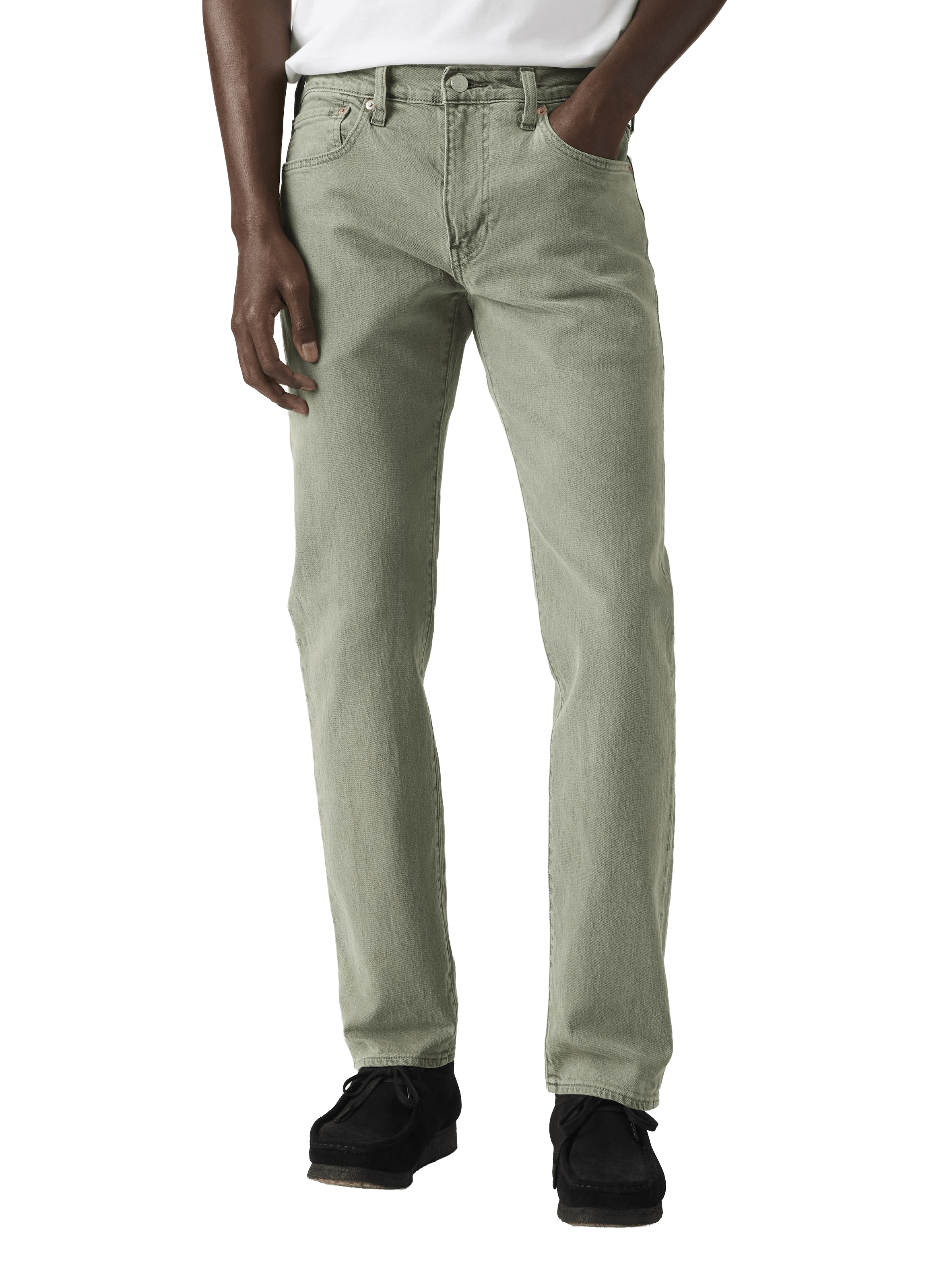 Jean droit en coton mélangé LEVI'S Bleu