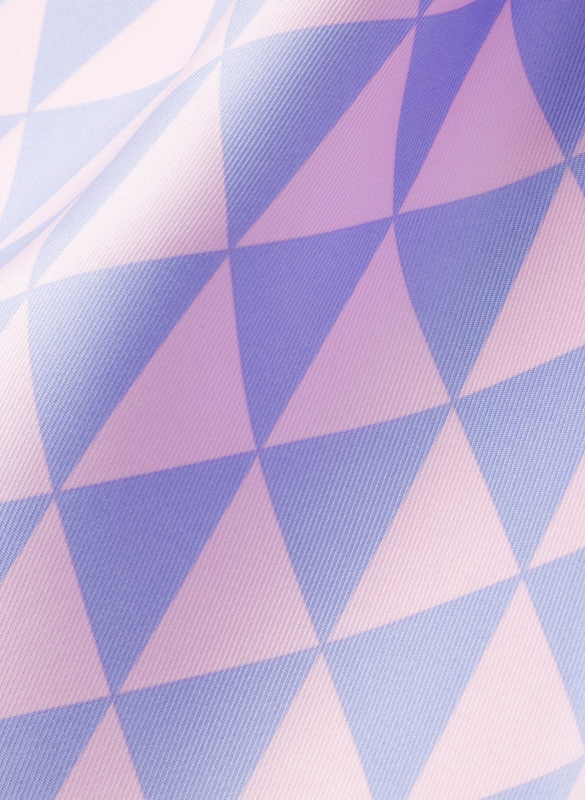 Foulard en sergé de soie imprimé 55 x 55 PRADA Rose