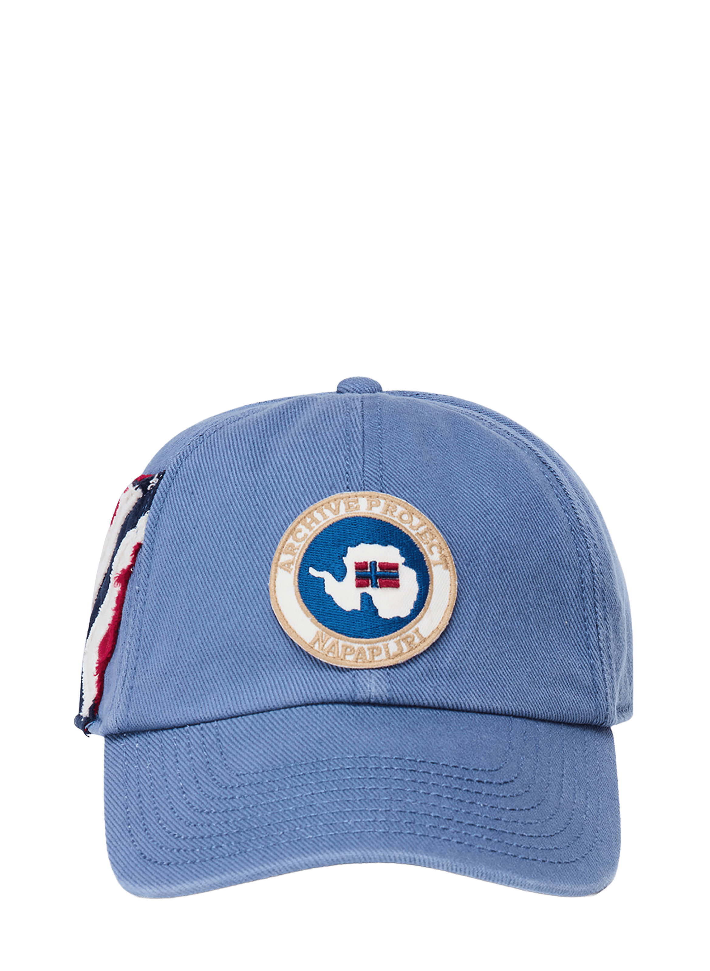 Casquette baseball Reflect à logo en coton NAPAPIJRI Bleu