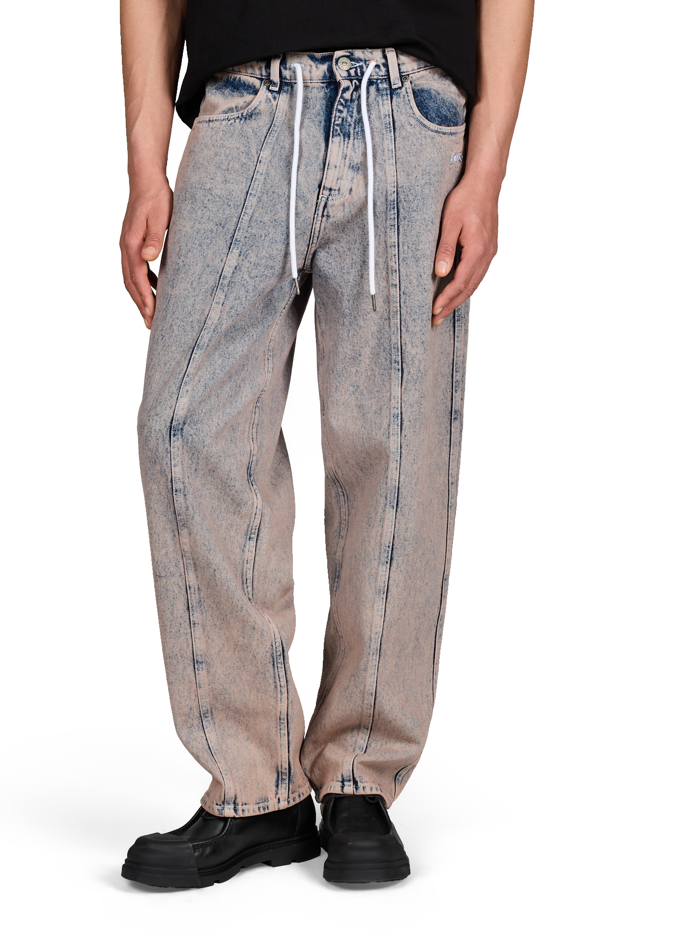 Jean baggy en coton JACKER. Gris