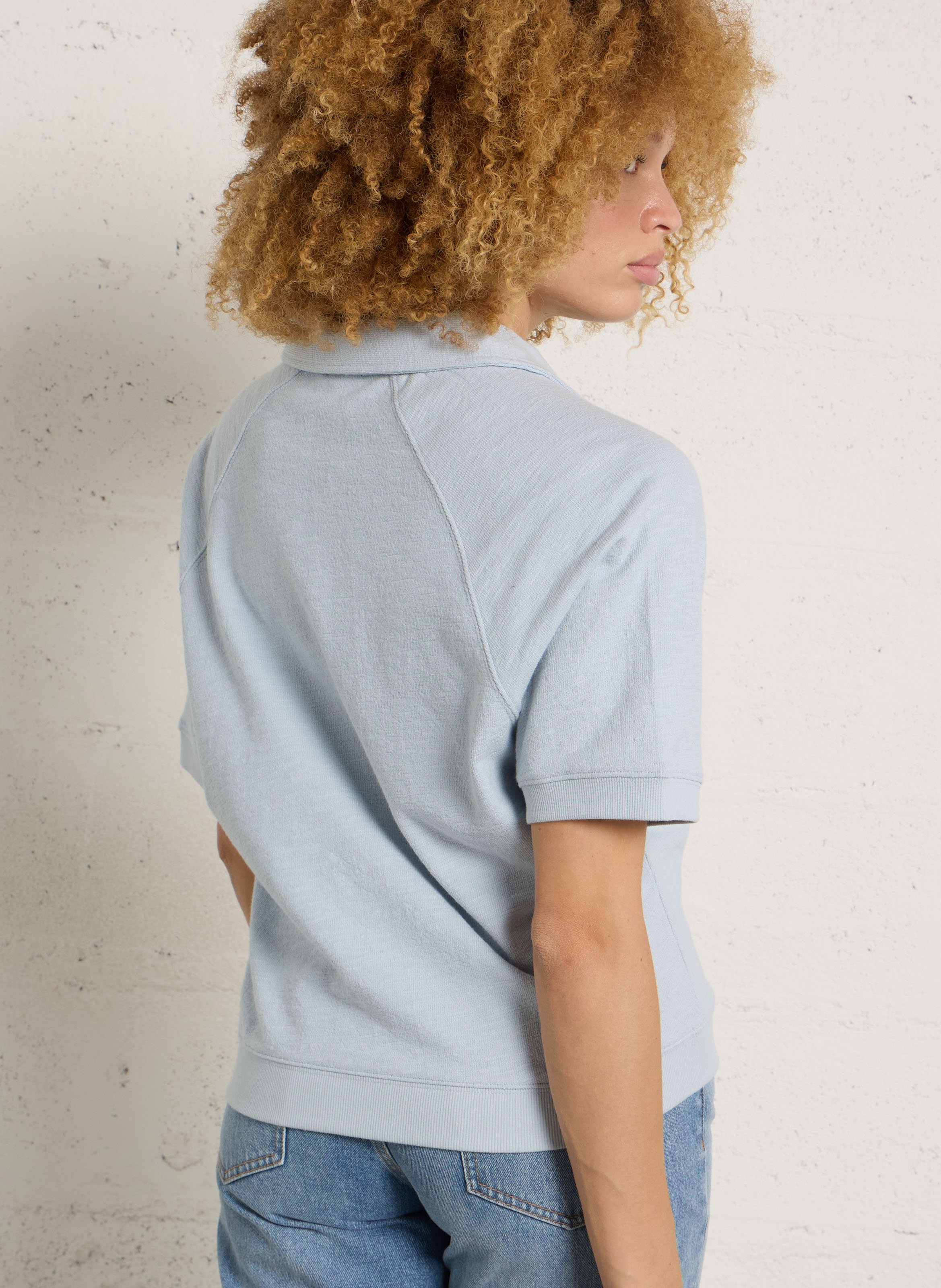 Tee-shirt ample en coton lexy MAISON 123 Bleu