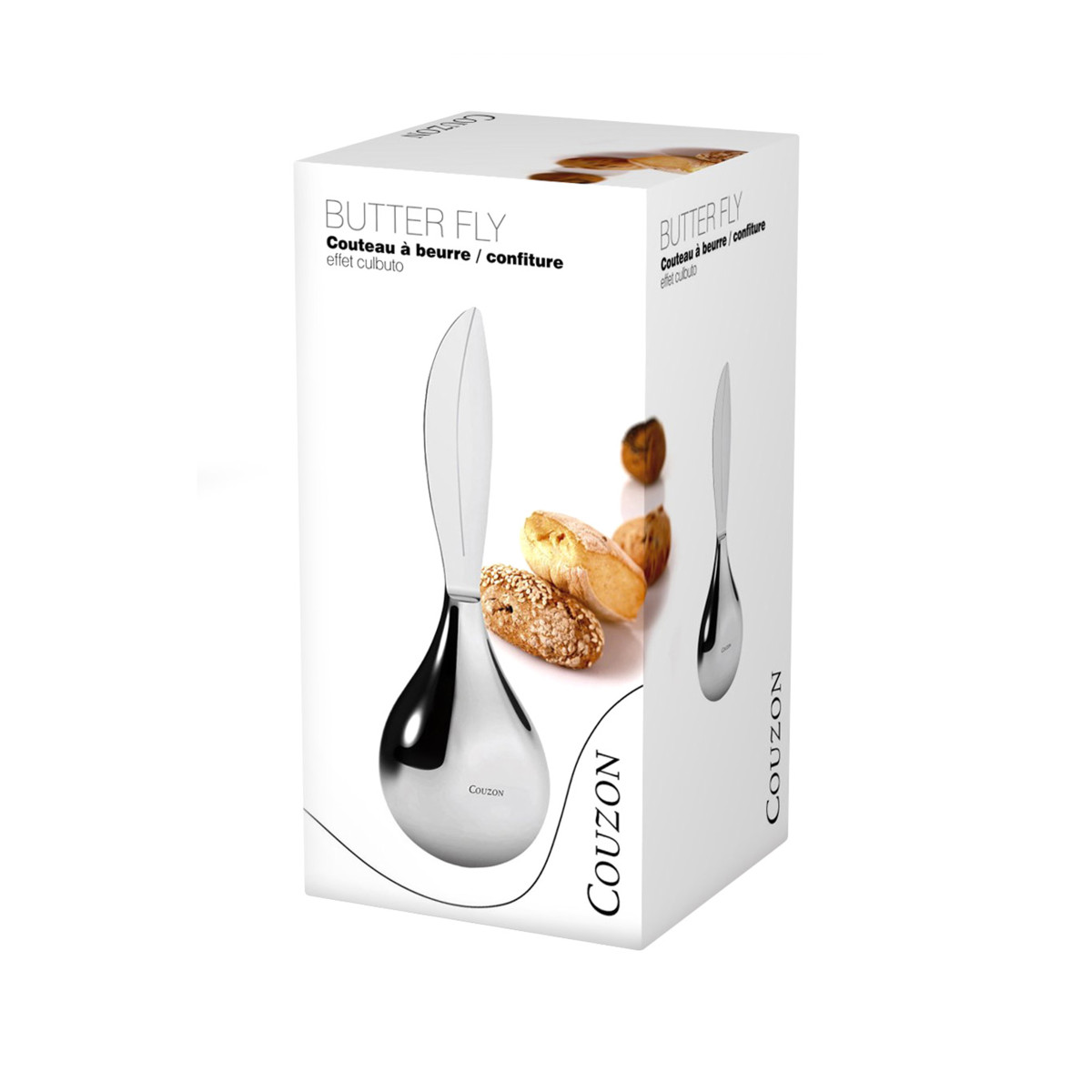 Butter fly - couteau beurre & confiture COUZON Argent
