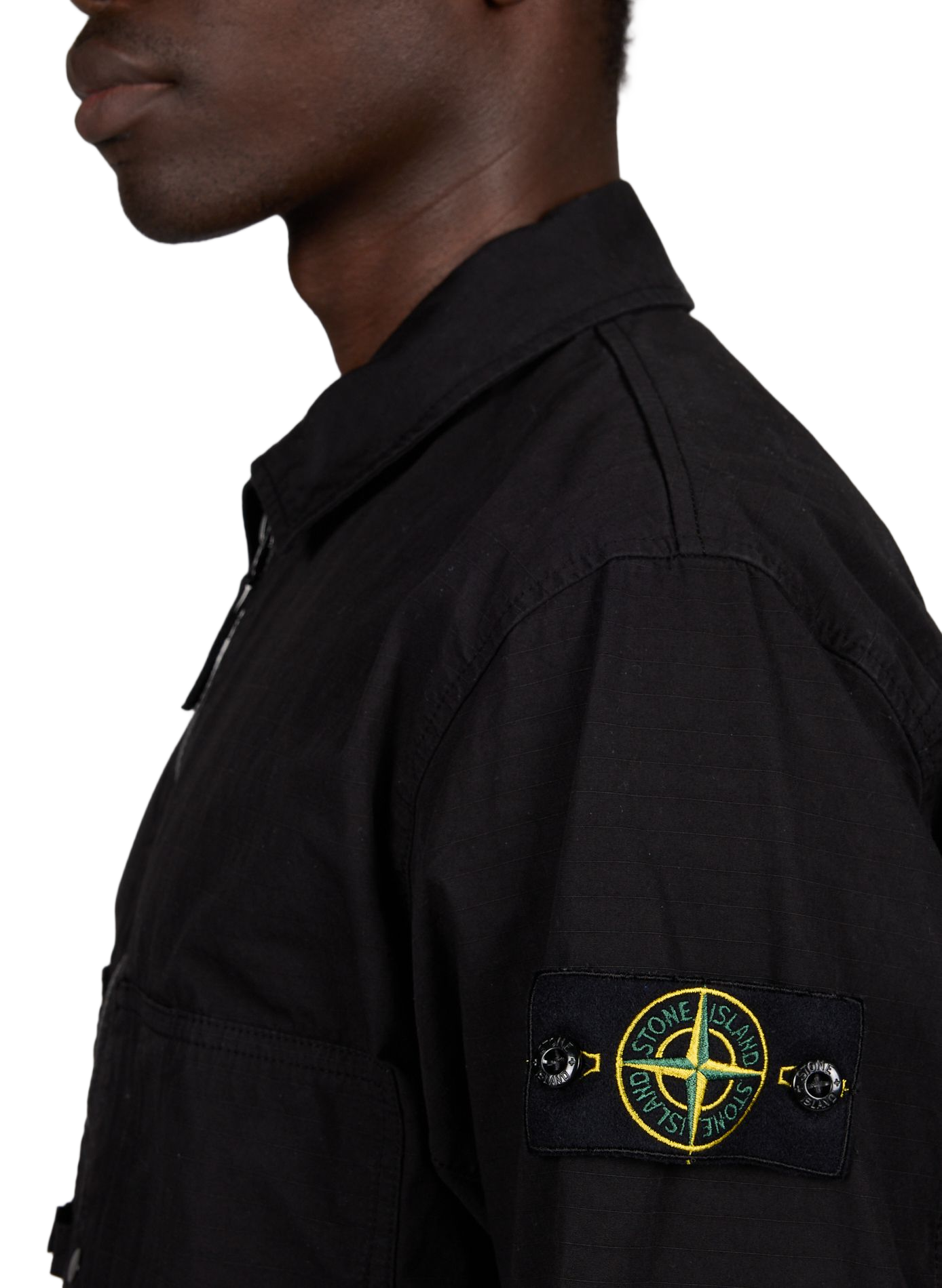 Cotton shirt STONE ISLAND Black