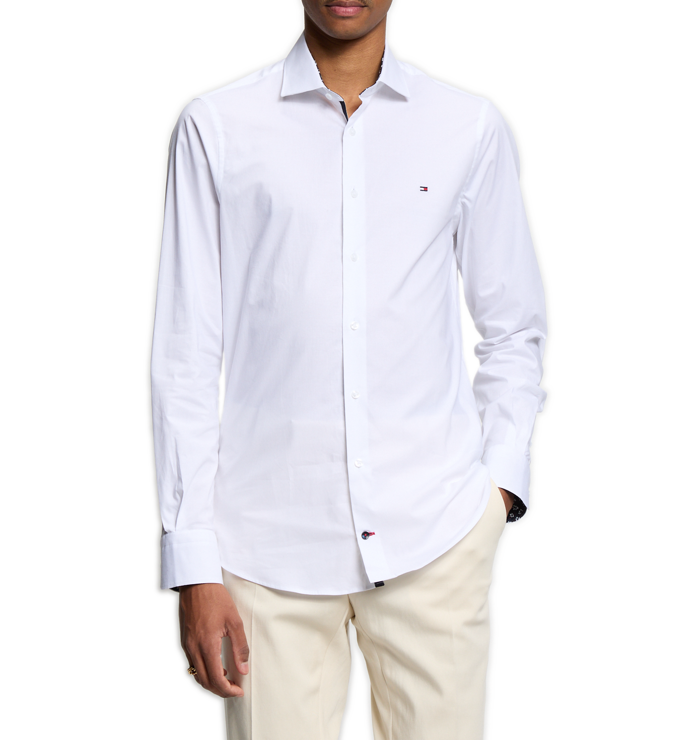 Camicia in cotone TOMMY HILFIGER Bianco