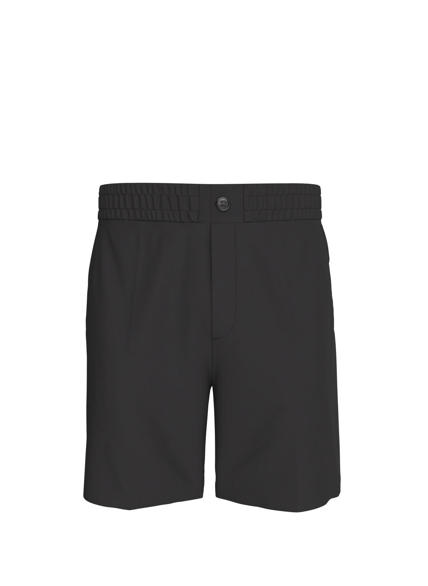 Seersucker fabric straight shorts CALVIN KLEIN Black