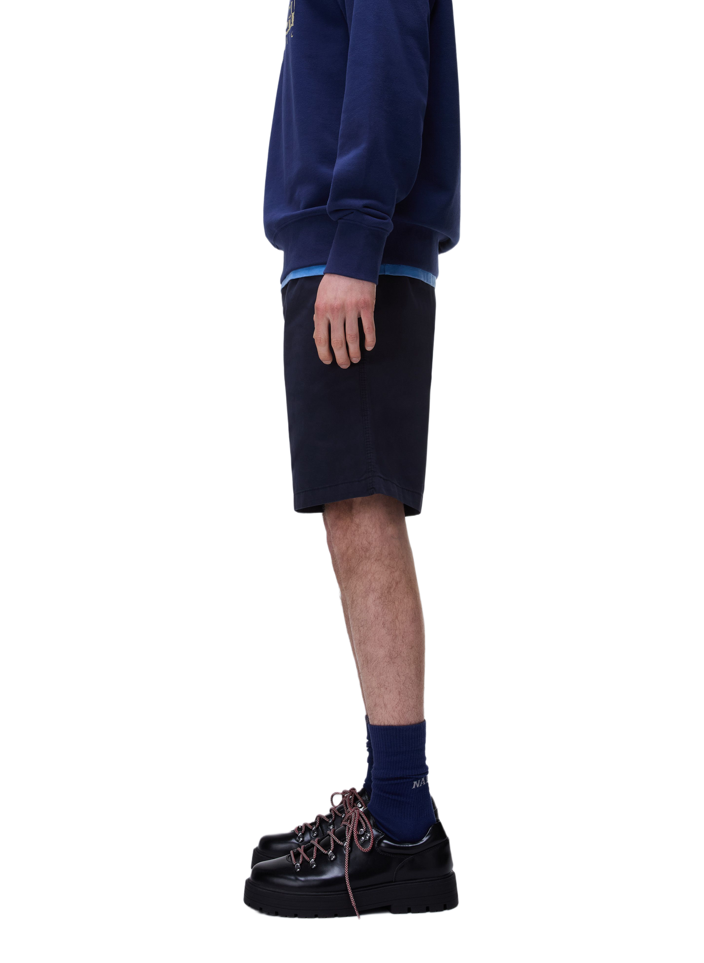 Short droit N-Hyperion en coton NAPAPIJRI Bleu