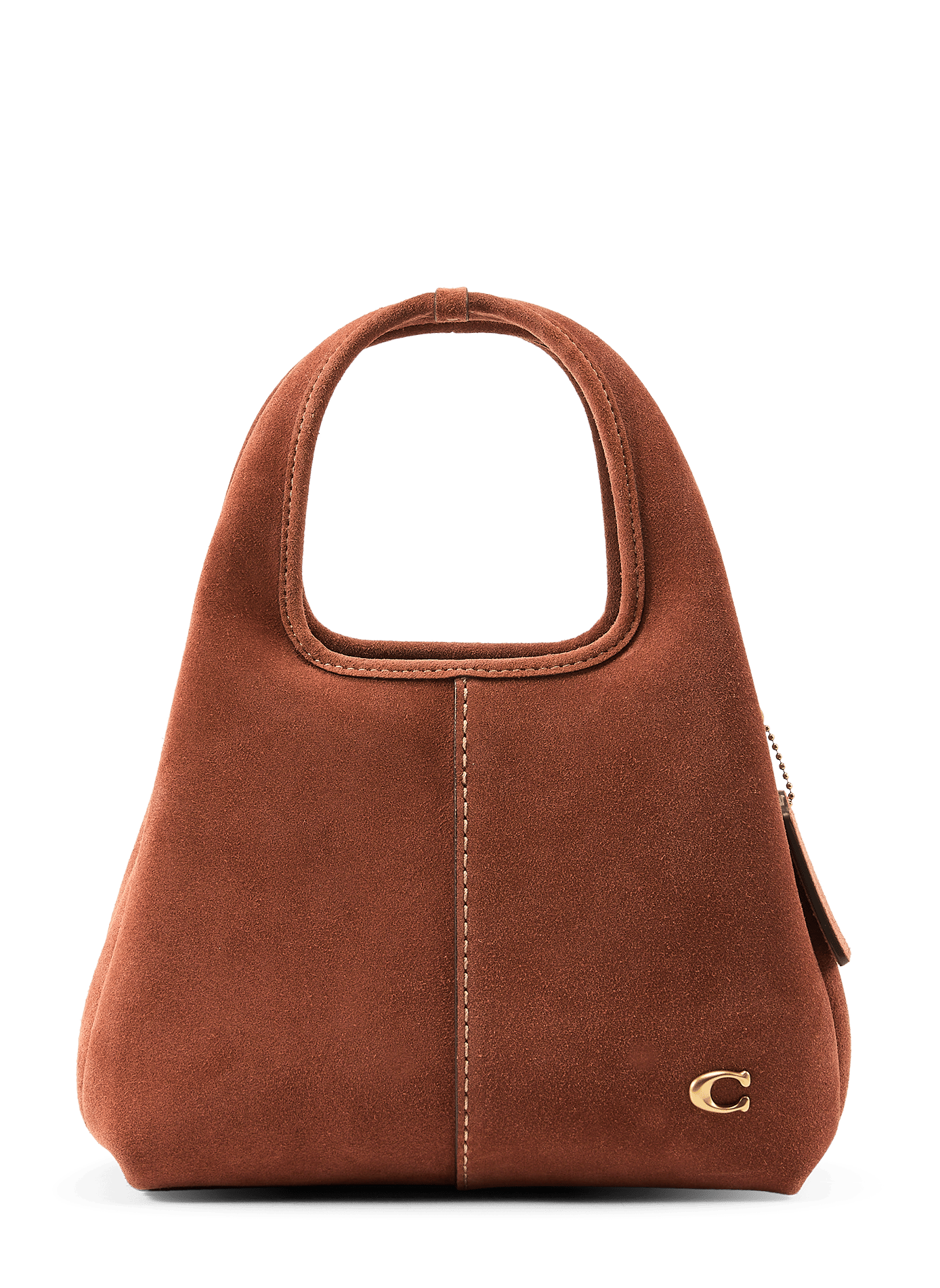 Sac à main en cuir Lana COACH Marron