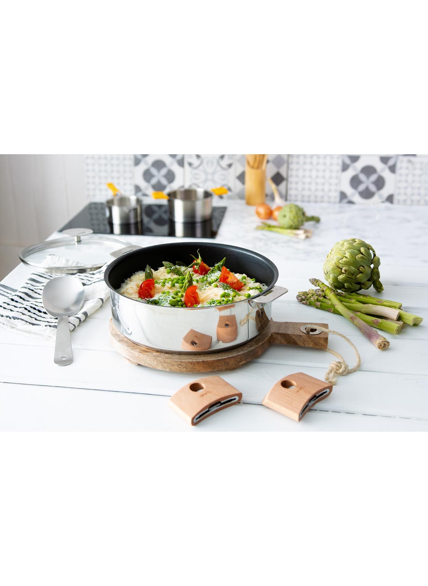 Sauteuse en inox Mutine CRISTEL Gris