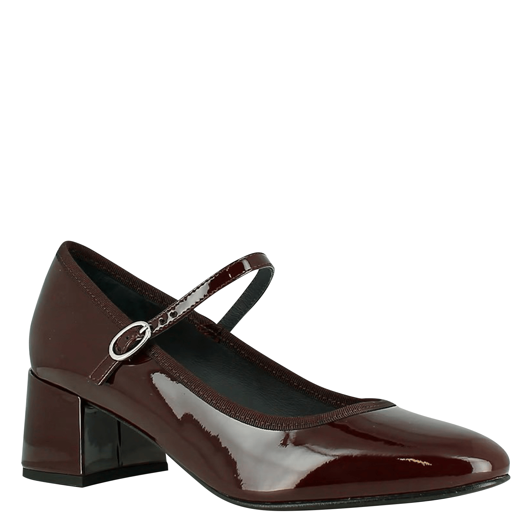 Babies à talons en cuir verni dalmatie | Rouge JONAK Femme