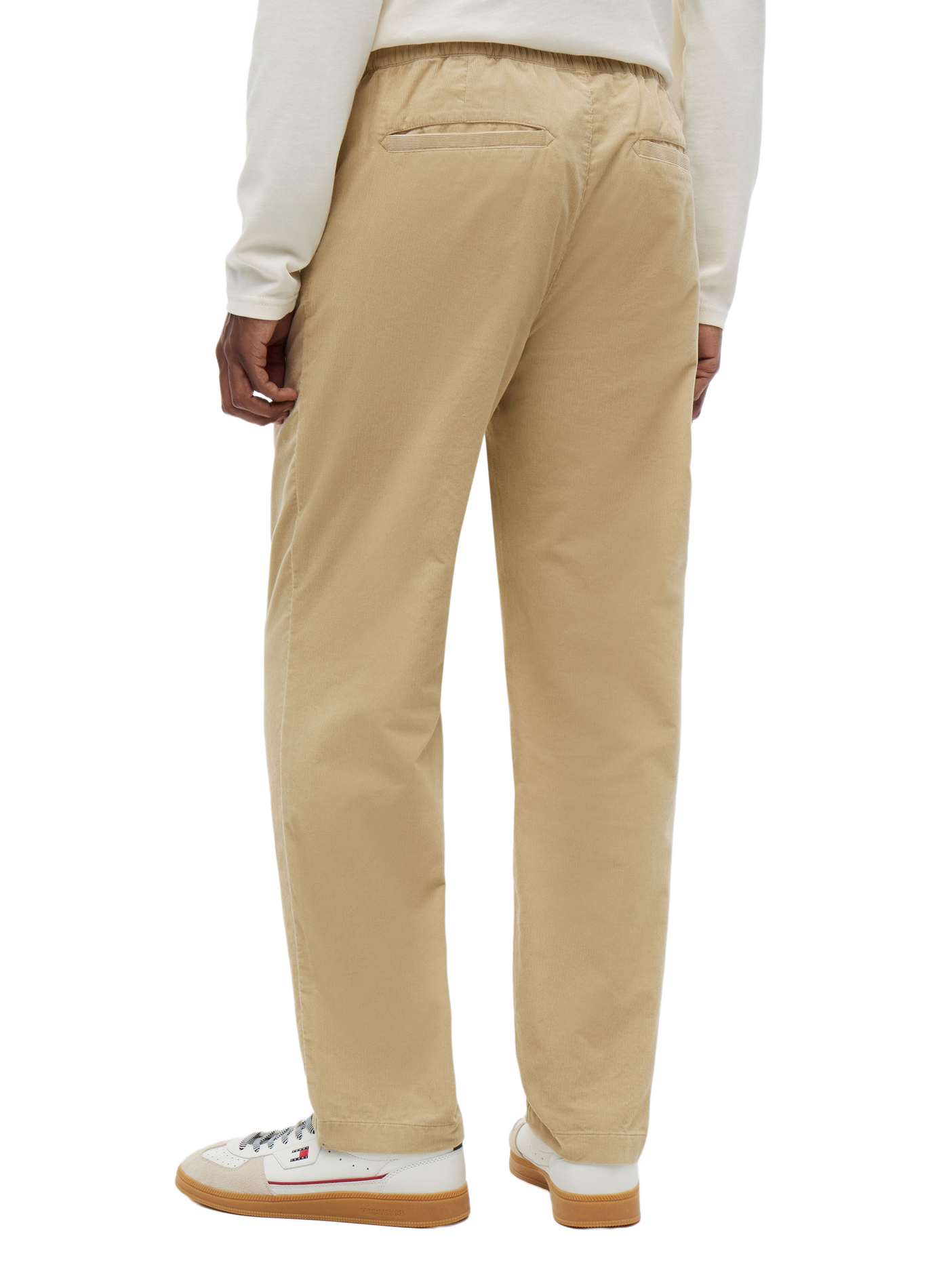 Cotton suit trousers TOMMY HILFIGER Beige
