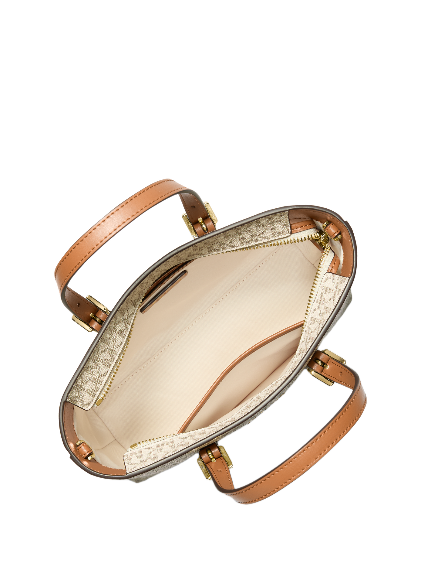 Petit sac à bandoulière Quinn à logo Signature MICHAEL KORS Beige