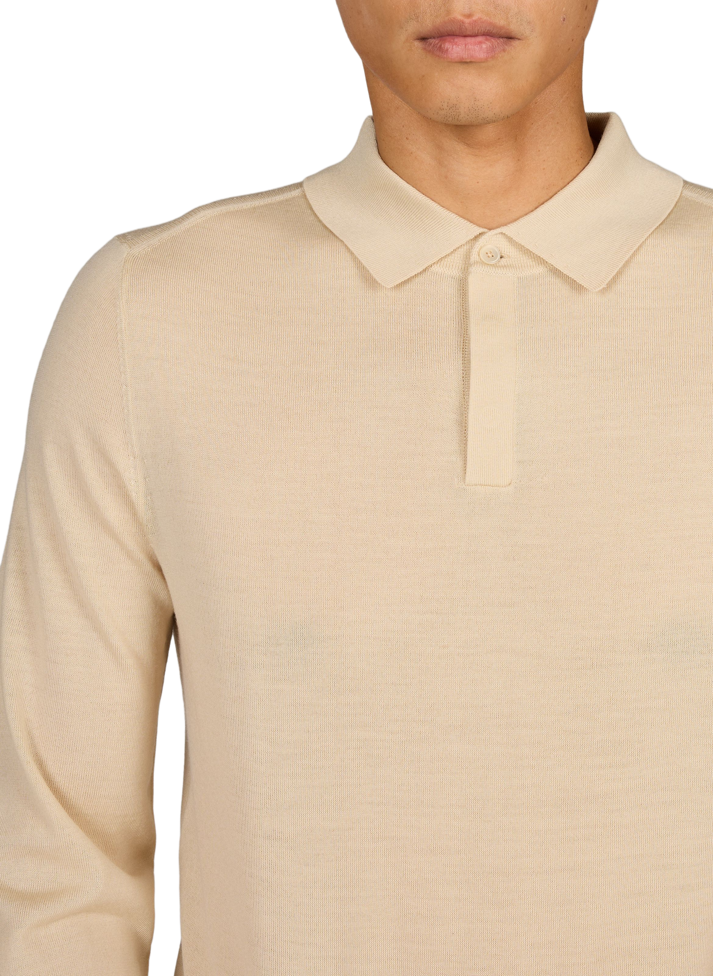 Wool button-up collar sweater PAUL SMITH Brown