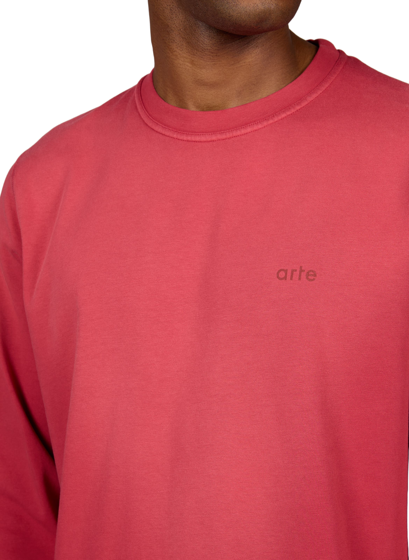 Rundhalsausschnitt T-Shirt aus Baumwolle ARTE ANTWERP Rot
