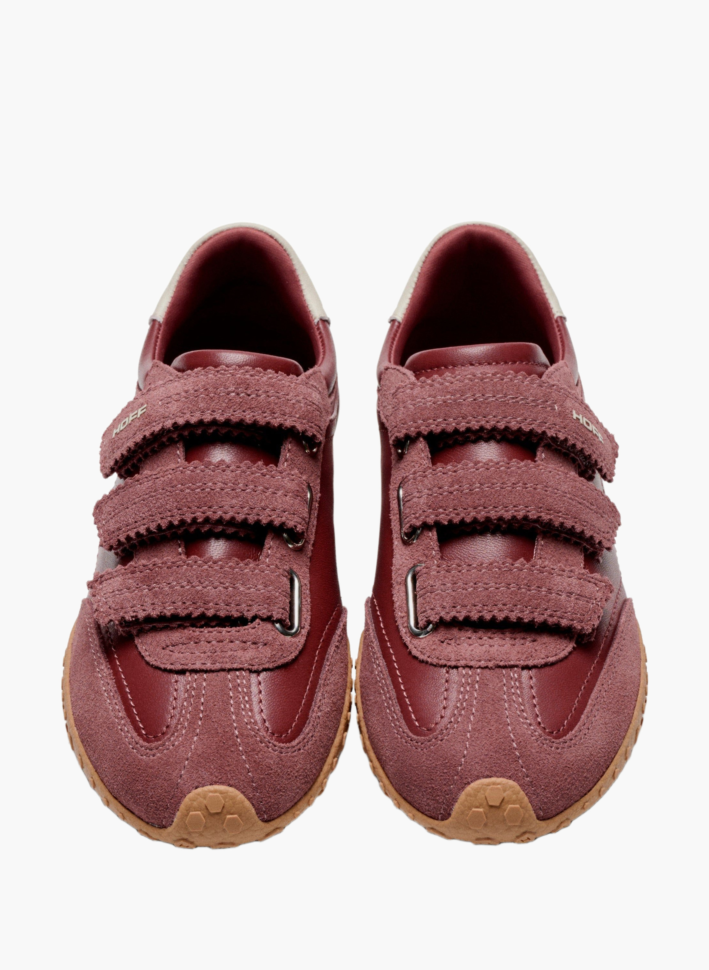 Hoff baskets décontractée bridge velcros clay HOFF Rouge