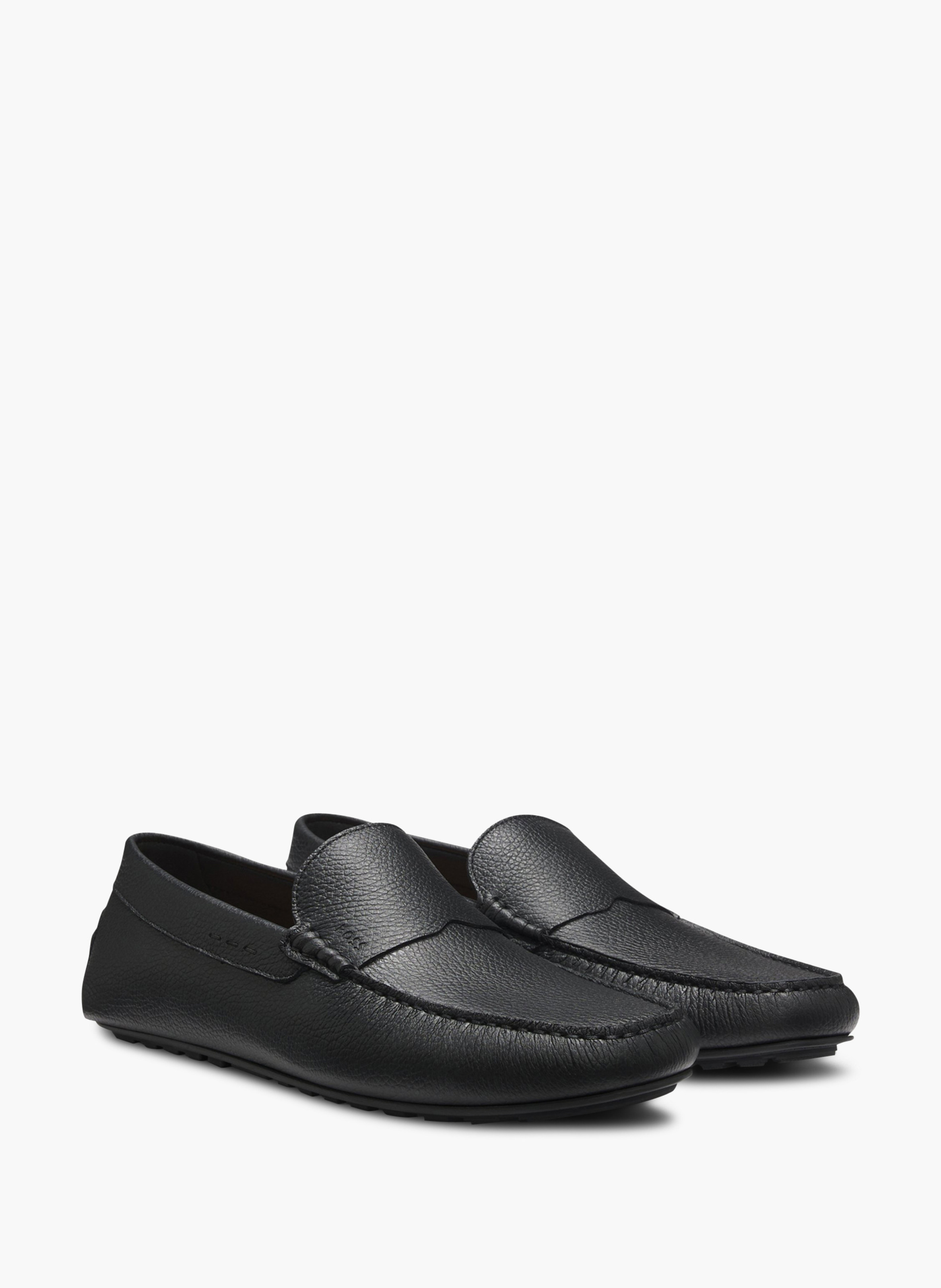 Mocassins en cuir BOSS Noir
