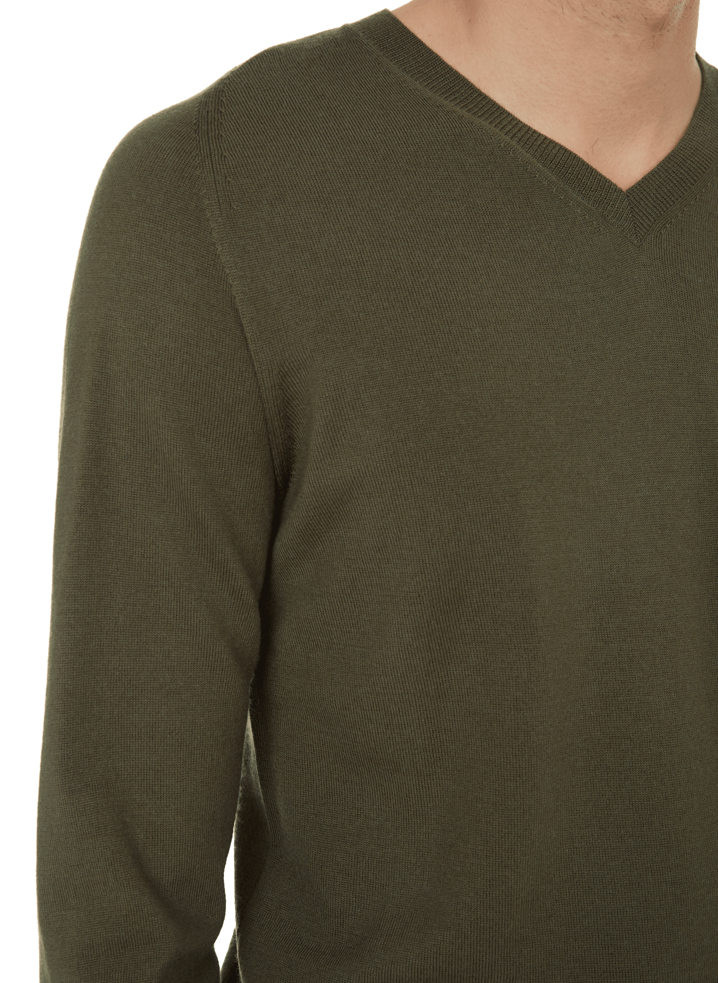 Merino wool jumper AU PRINTEMPS PARIS Green