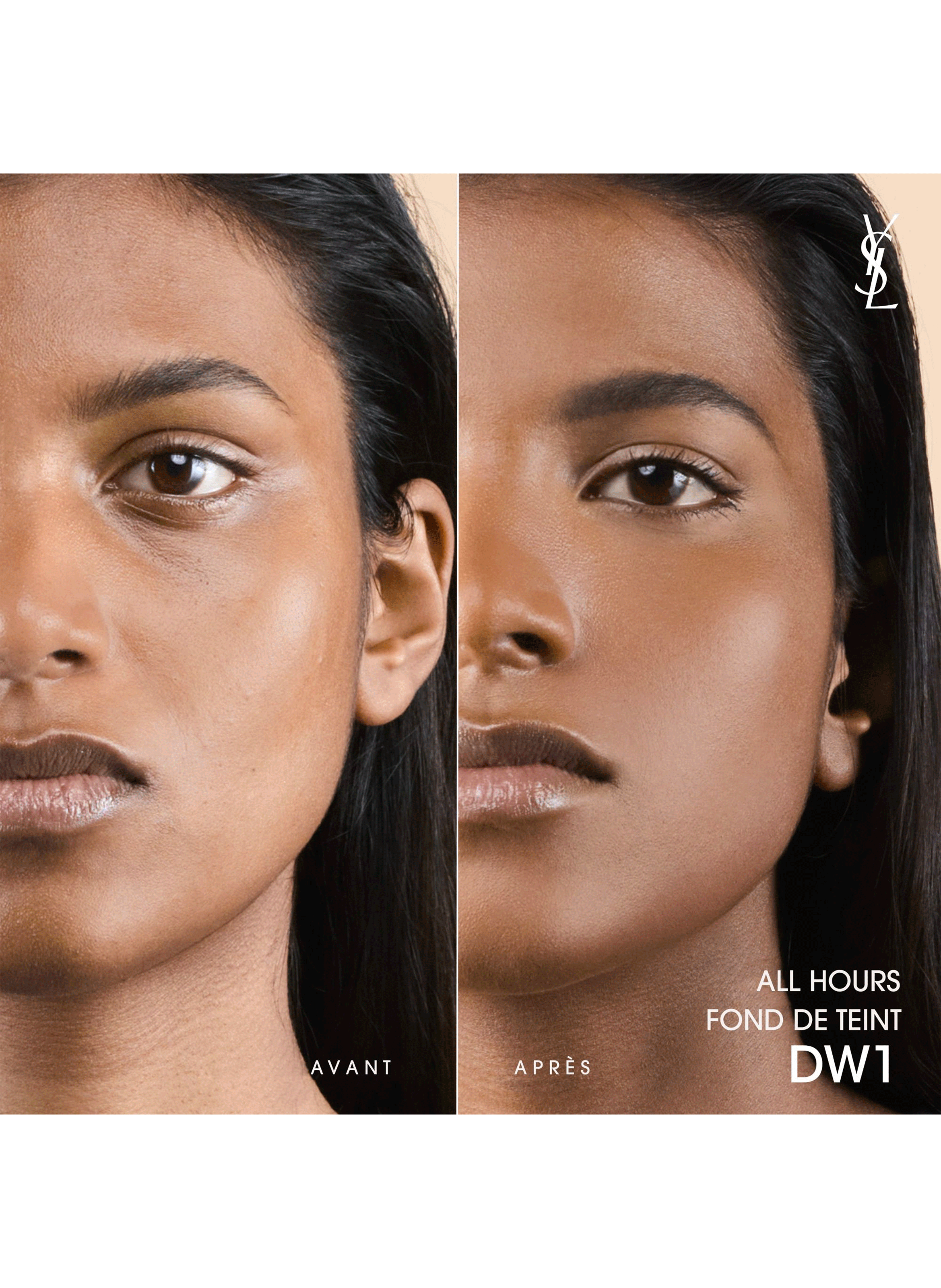 Yves Saint Laurent 24h full-coverage luminous matt foundation Dw1