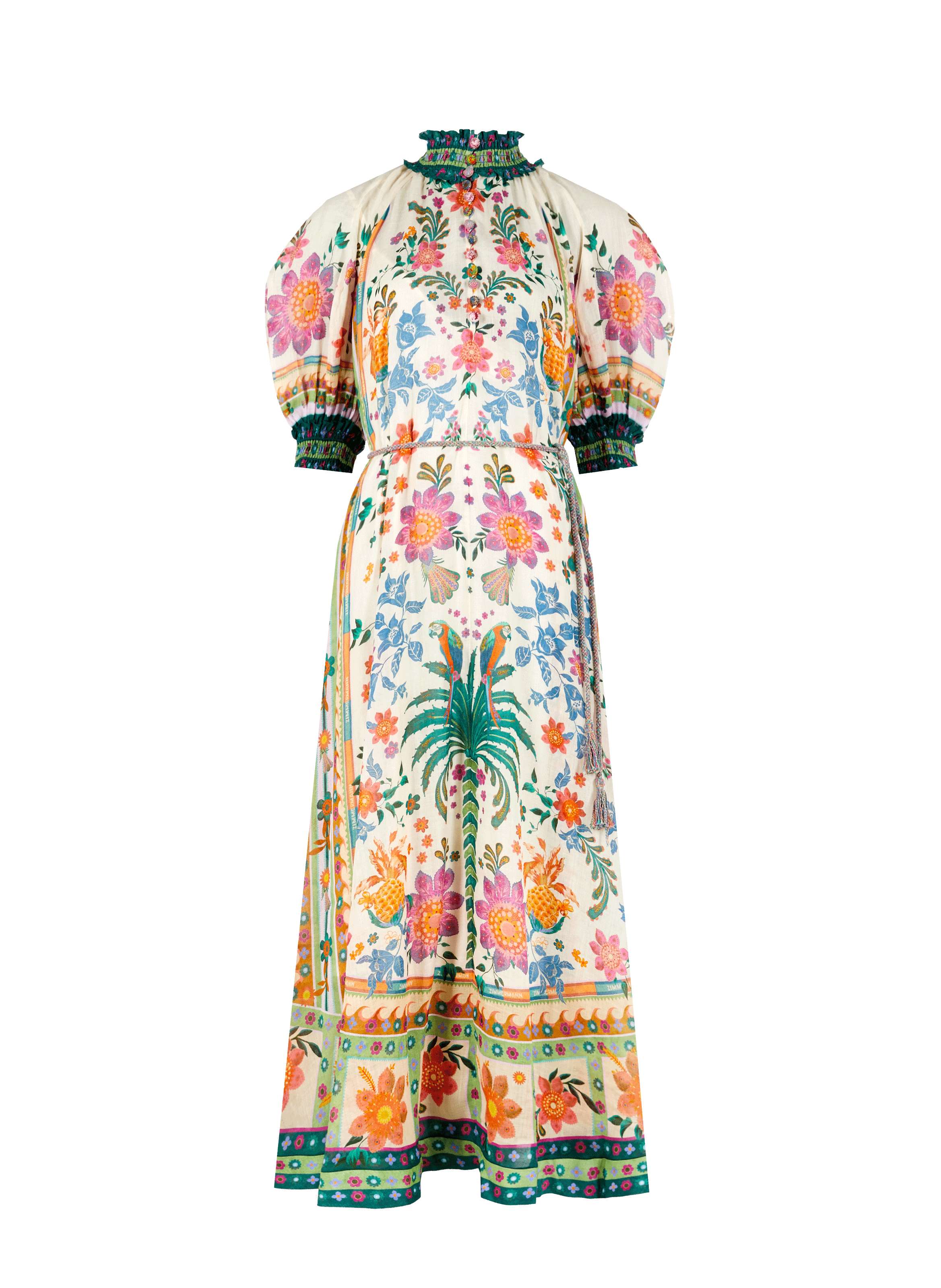 Robe longue en ramie