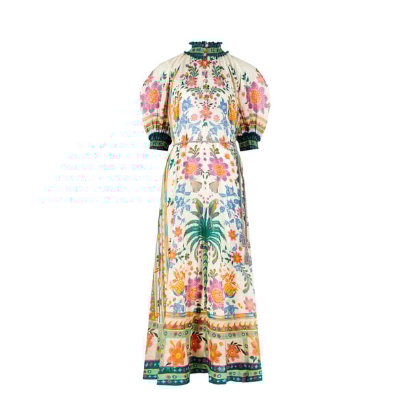 Robe longue en ramie