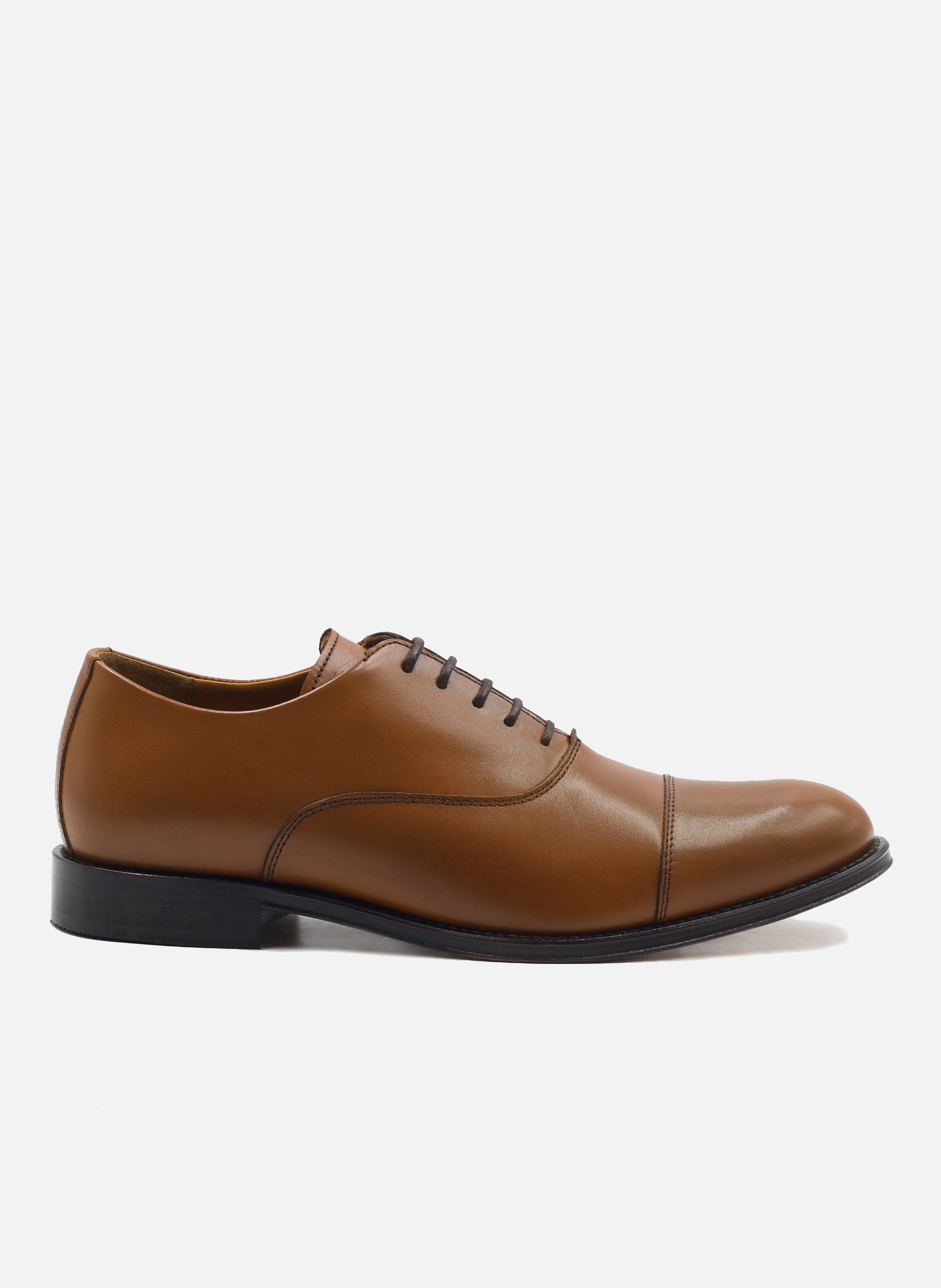 Richelieu oxford cuir JULES & JENN Marron