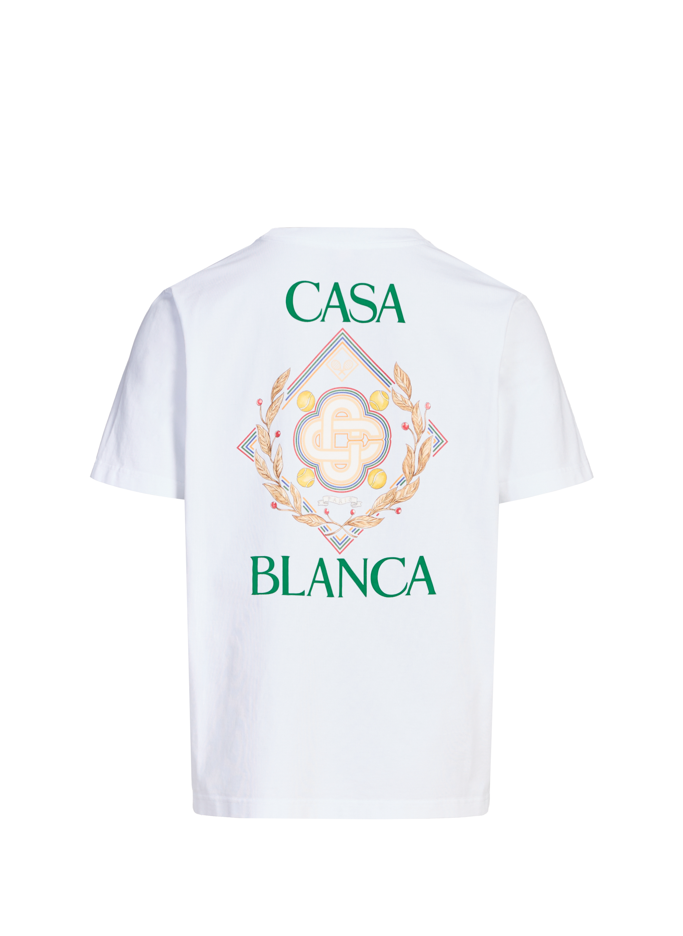 Classic Cotton T-Shirt CASABLANCA PARIS White