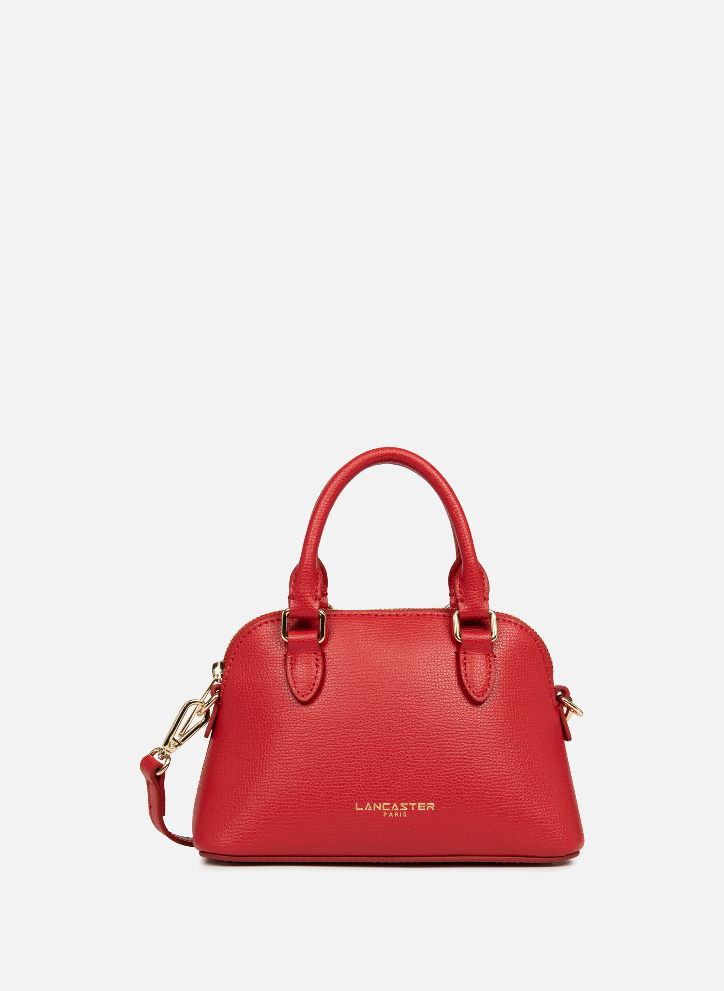 LANCASTER Petit sac demi lune - sierra jia Rouge