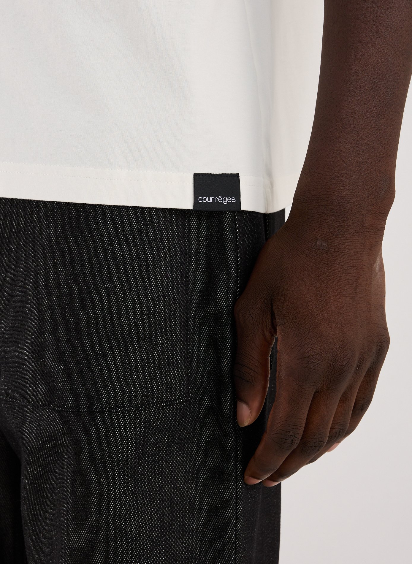 Classic Cotton T-Shirt COURRÈGES White