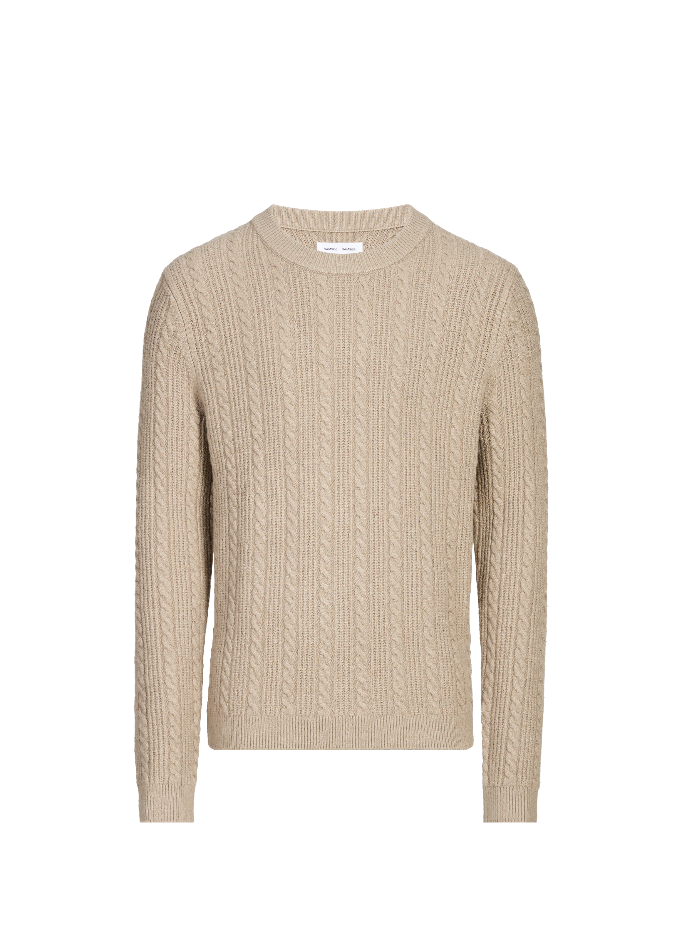 SAMSOE SAMSOE Pull en maille Gris