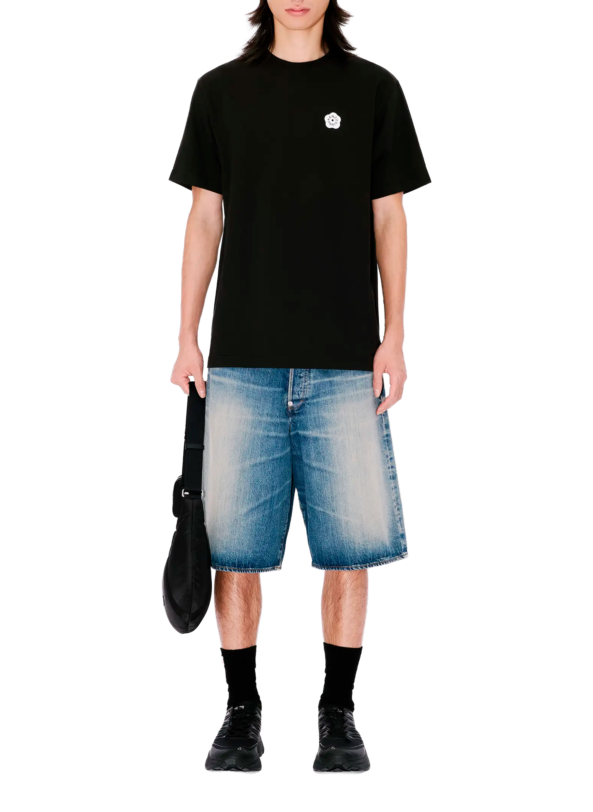 Classic Cotton T-Shirt KENZO Black