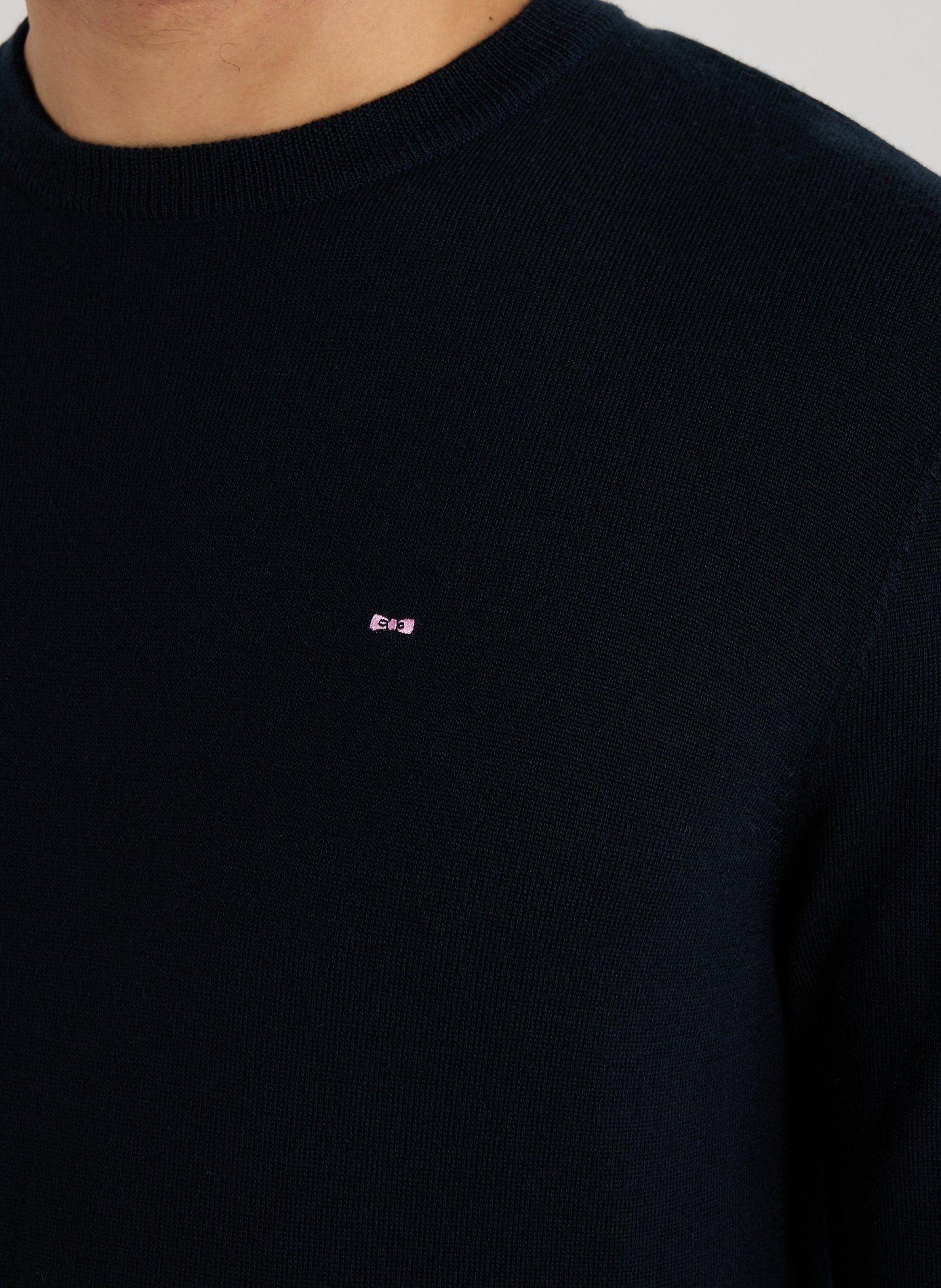  Round-neck wool jumper EDEN PARK Blue