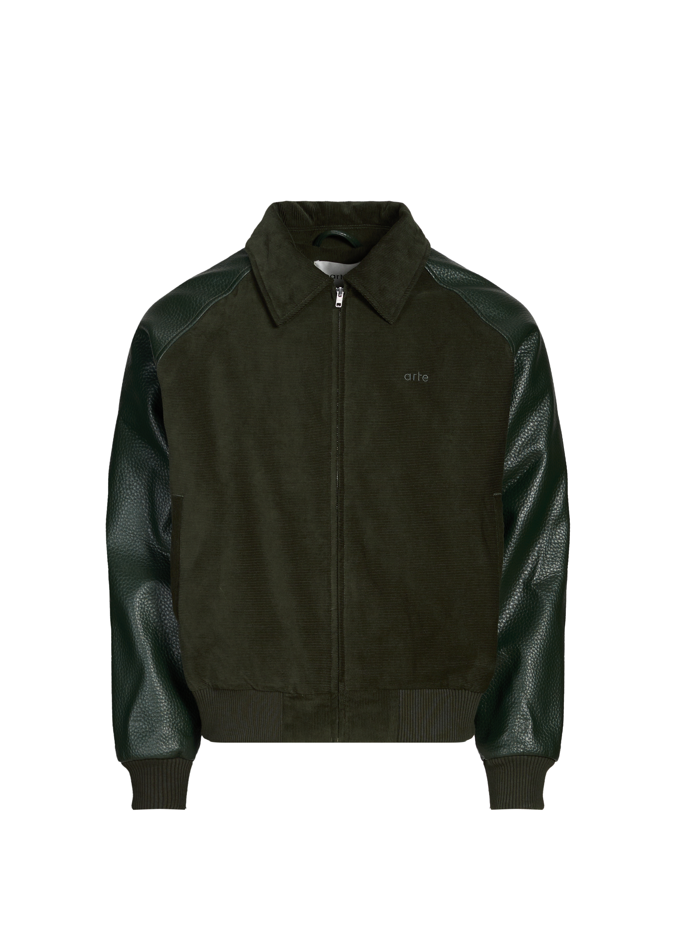 ARTE ANTWERP Blouson ample col classique Vert