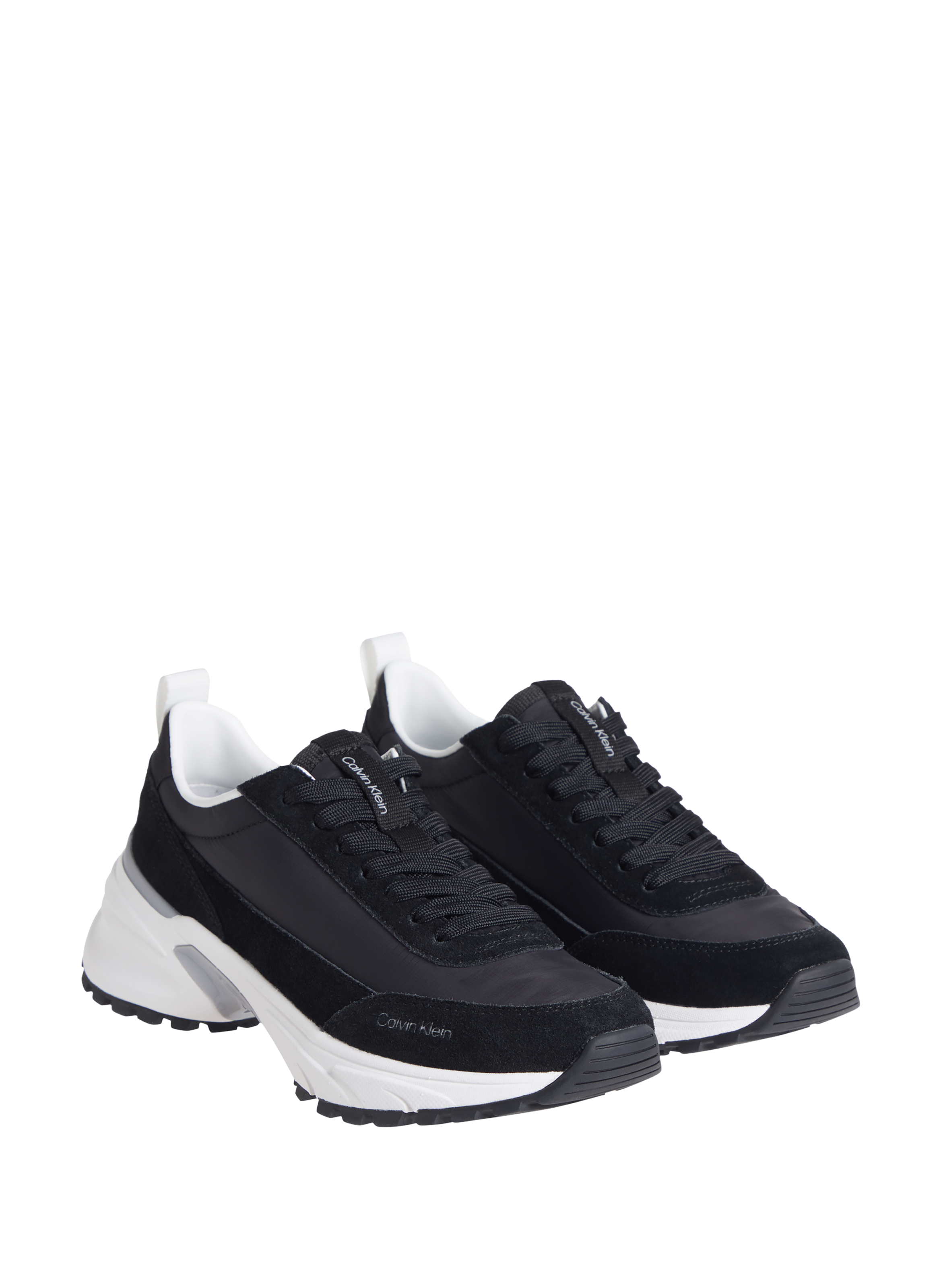 Bi-material low-top sneakers CALVIN KLEIN Black