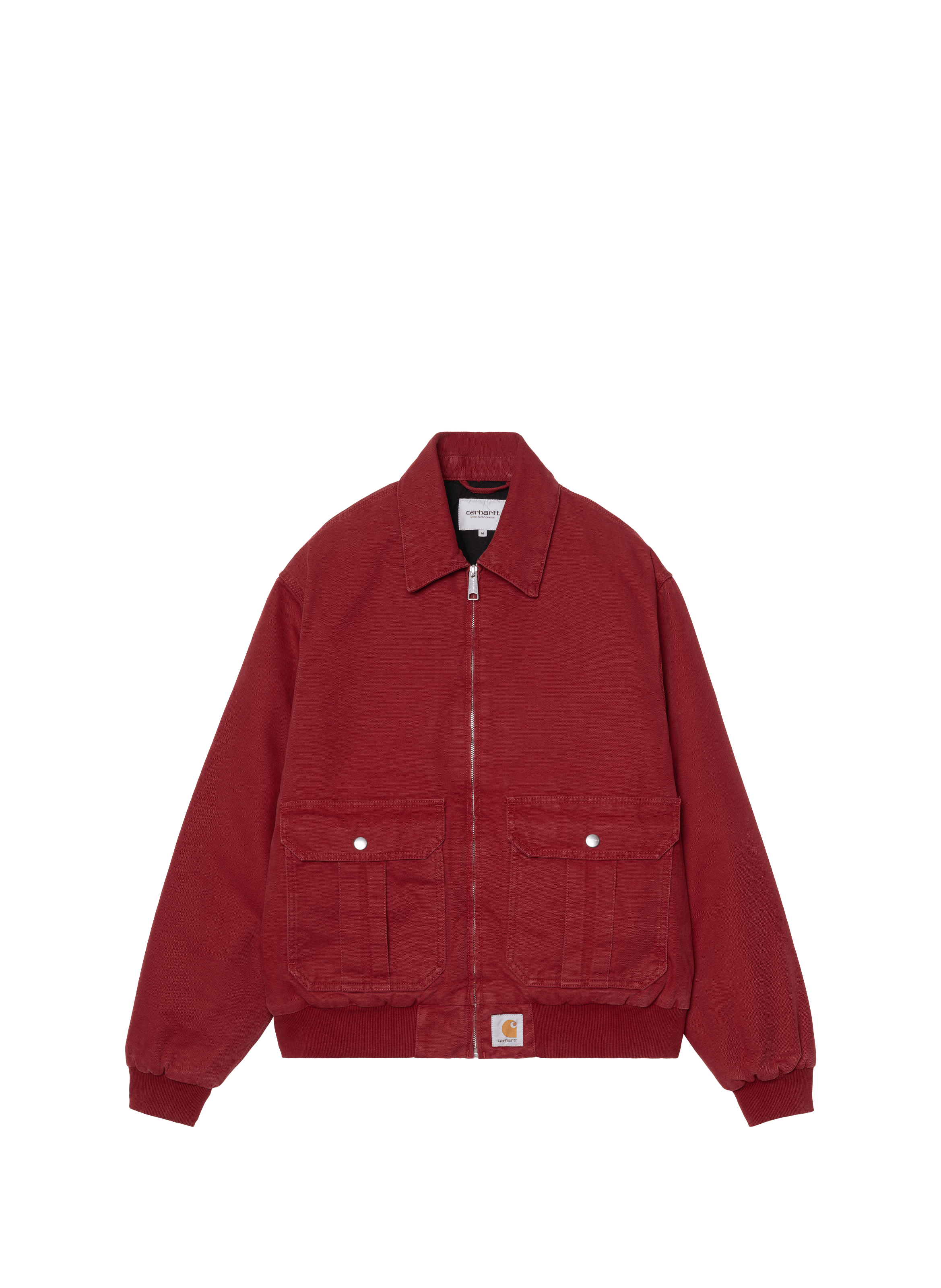 Stanton Scarlet cotton denim jacket CARHARTT WIP Red