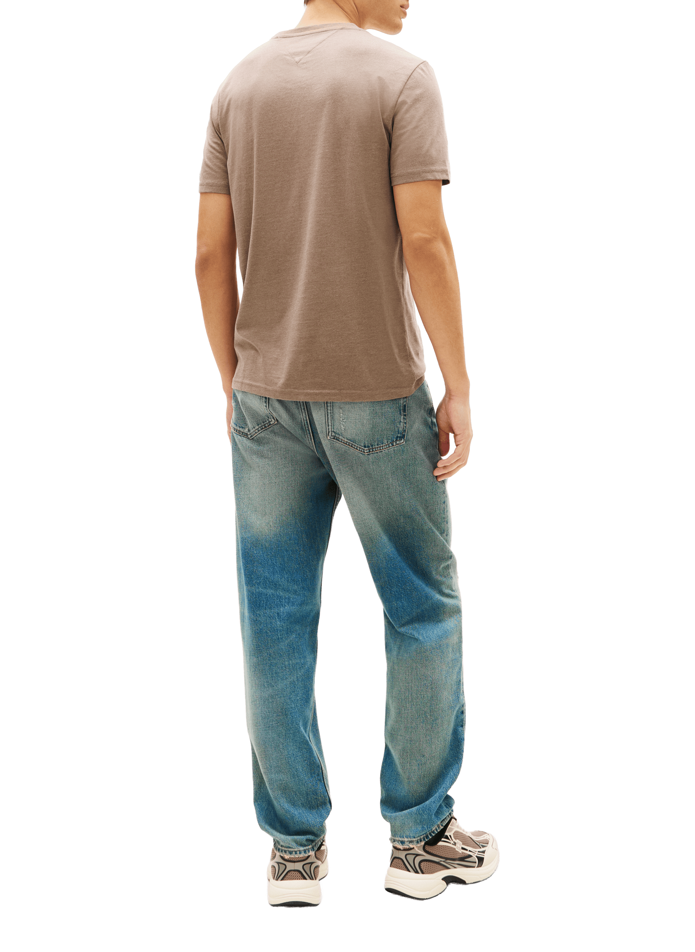 T-shirt à logo TOMMY HILFIGER Marron