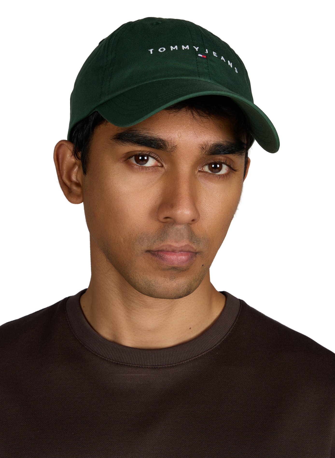 Embroidered cotton baseball cap TOMMY HILFIGER Green