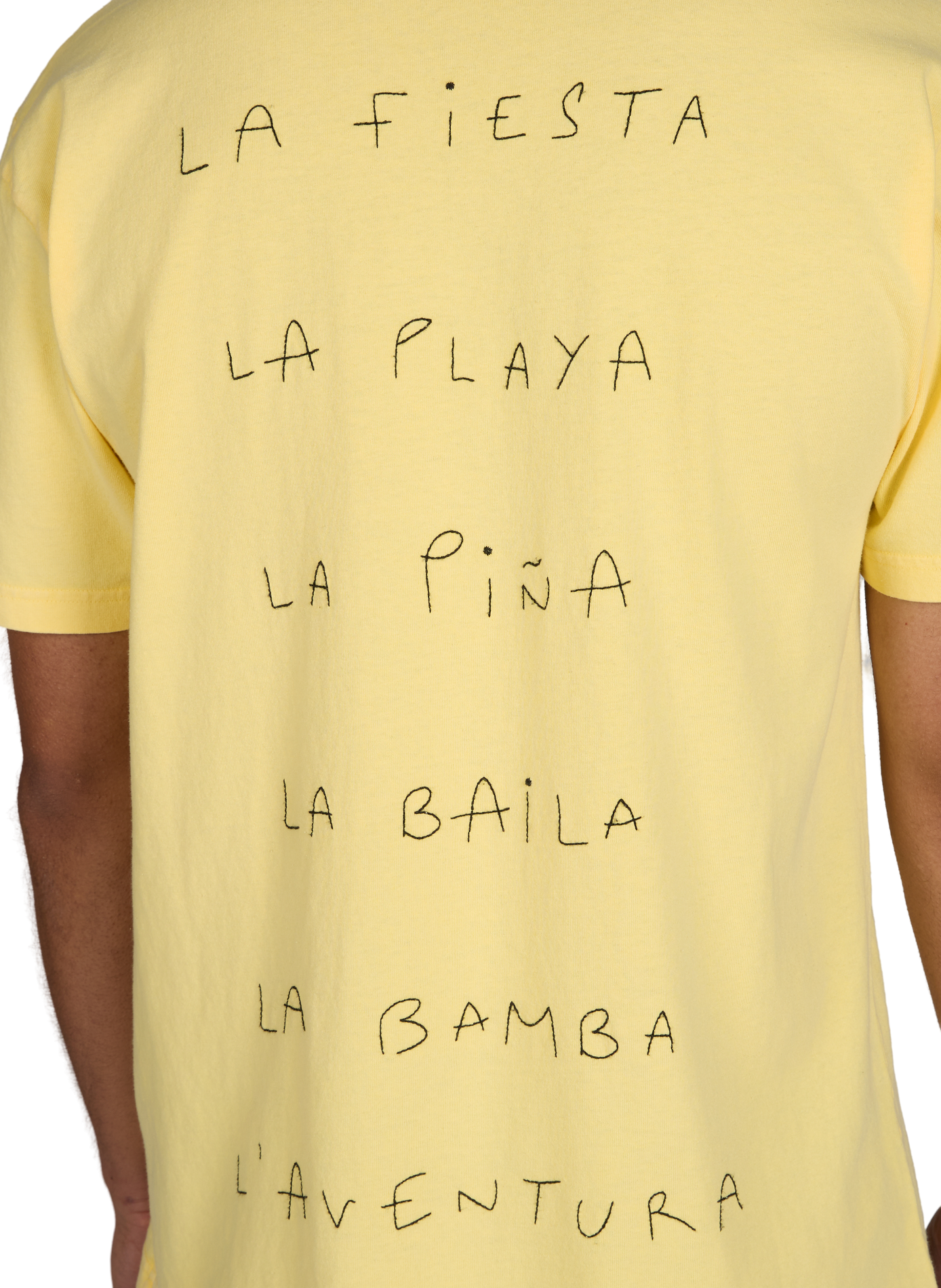 La Bamba organic cotton T-shirt MAISON LABICHE Yellow
