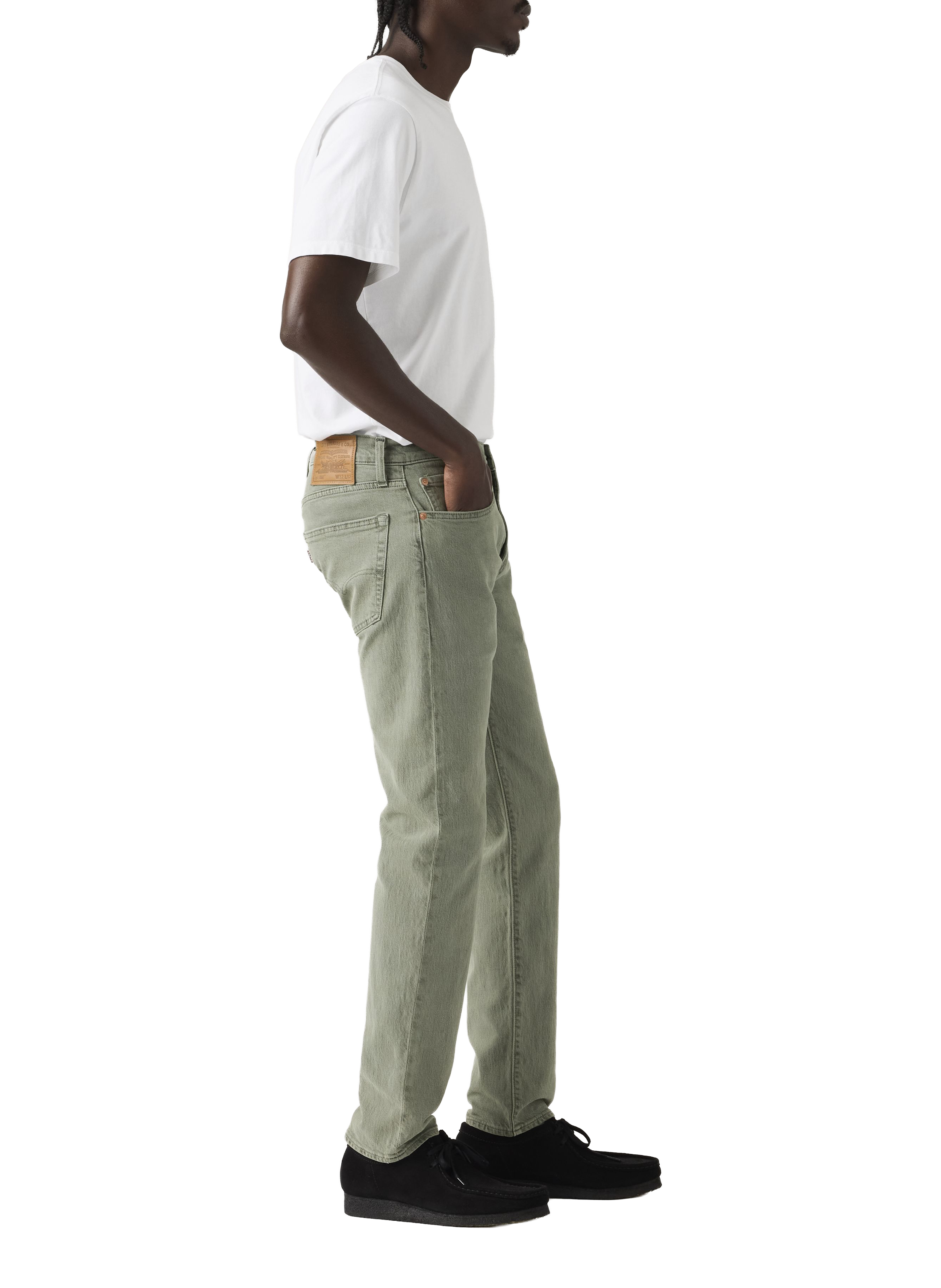 Jean droit en coton mélangé LEVI'S Bleu