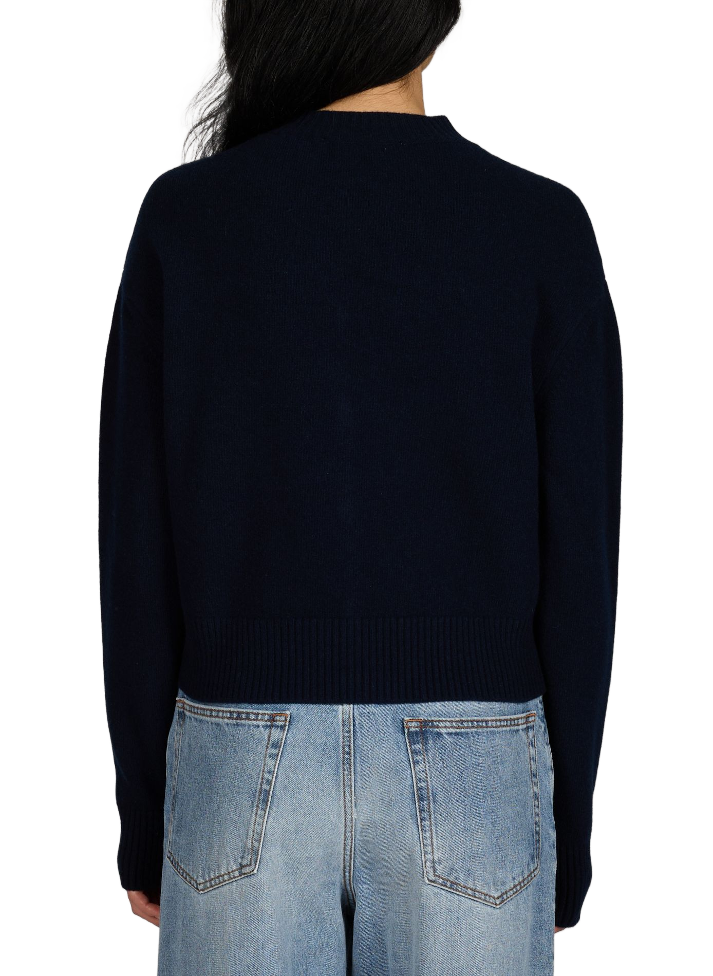 Wool cardigan ROHE FRAMES Blue