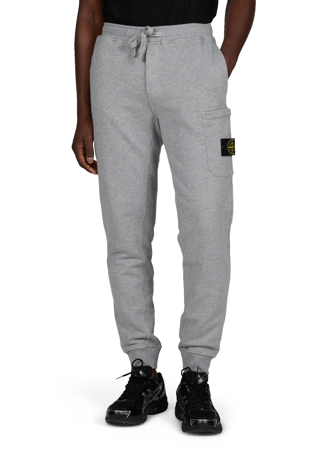 Cotton joggers STONE ISLAND Grey